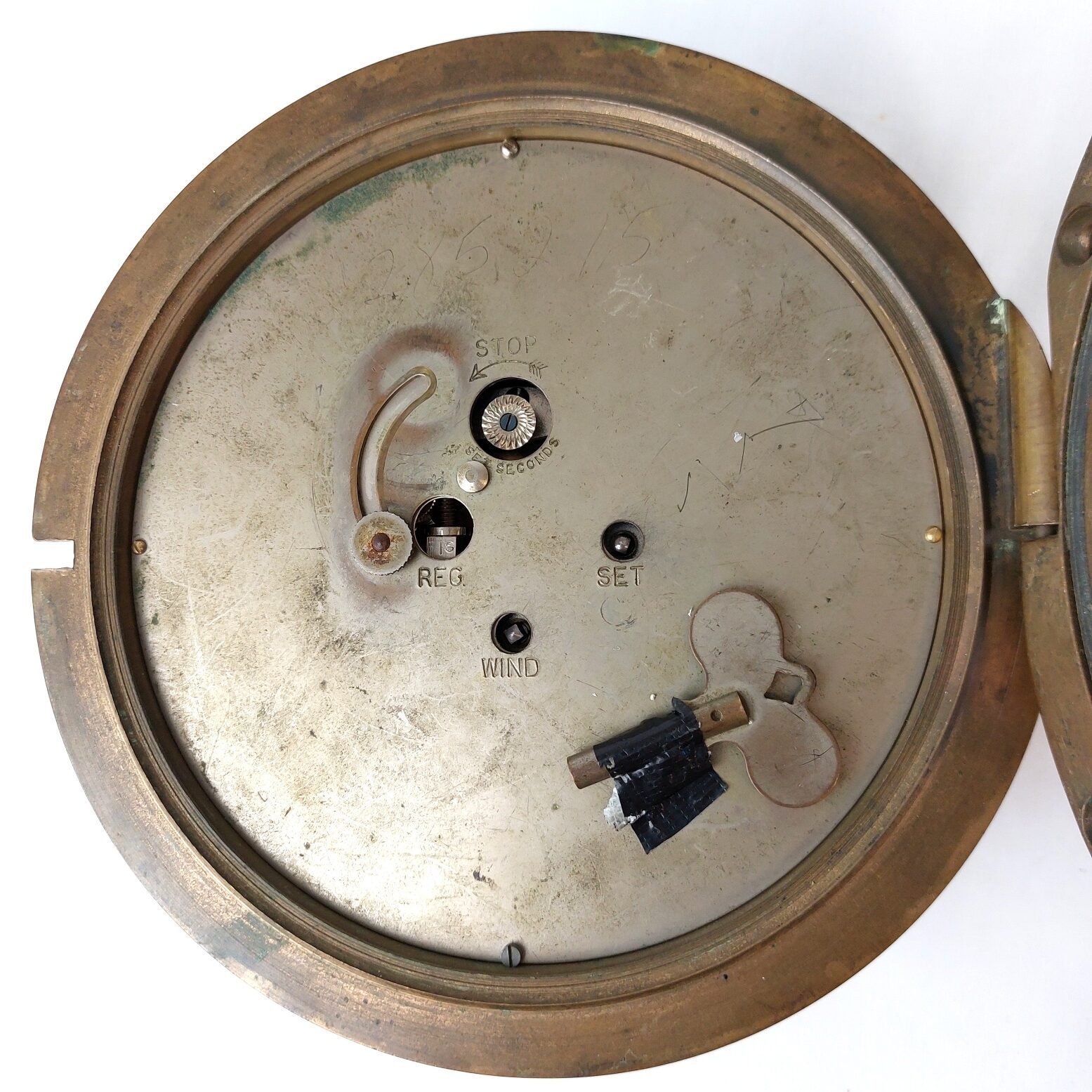 U.S.A., WW2-1940, Mark I Deck Clock, U.S. Navy, by Chelsea Clock