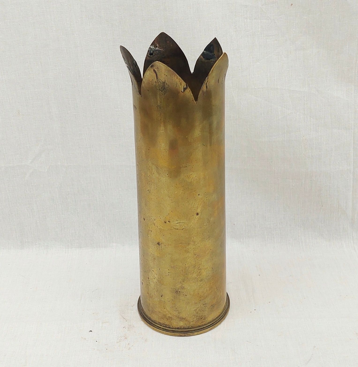 WW1 1917 13 Pounder Trench Art Shell Case RGA Royal Garrison Artillery 6