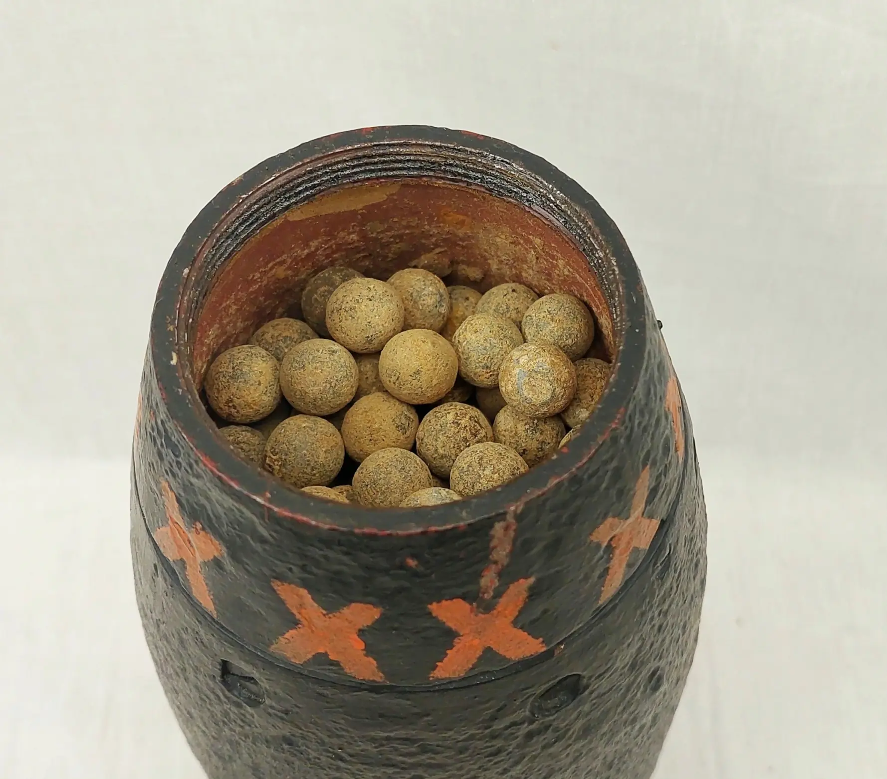 WW1 British 4.5 Howitzer Shrapnel Artillery Shell (9)