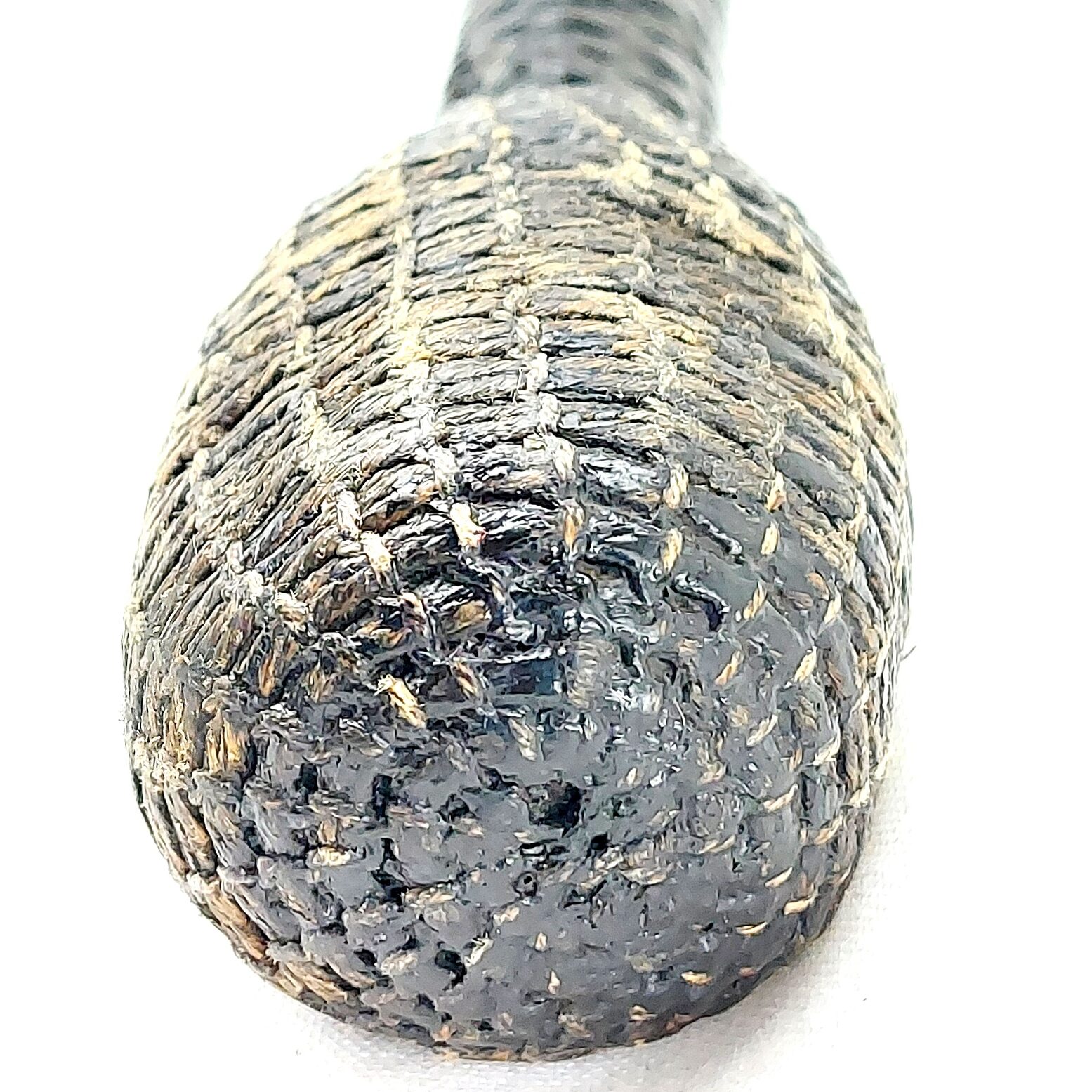Antique, British, Bosun’s “Persuader” Naval Cosh with Lead-Weighted Ends, Cord-Bound, c.19th Century (6)