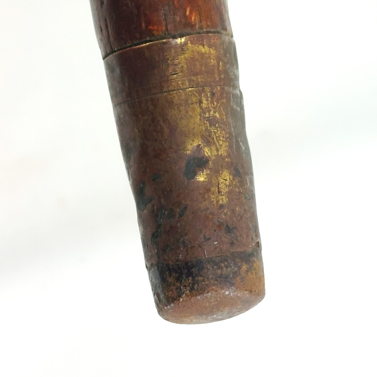British, 1893, Walking Stick with Parrot Handle, Hallmarked Silver Collar (11)