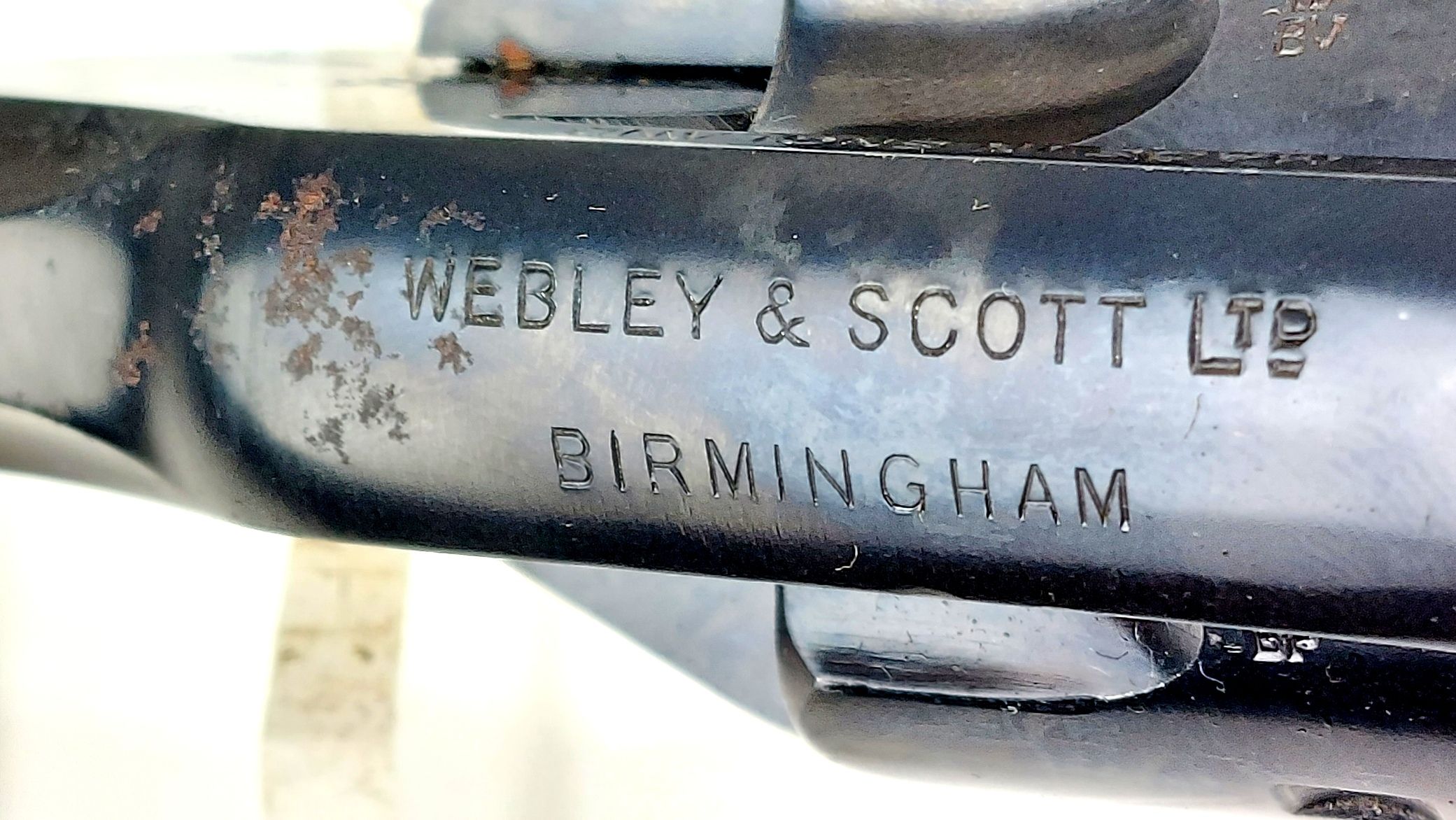British, WW2, Webley & Scott Mark IV .38 Revolver, with 1943 Holster, Deactivated (11)