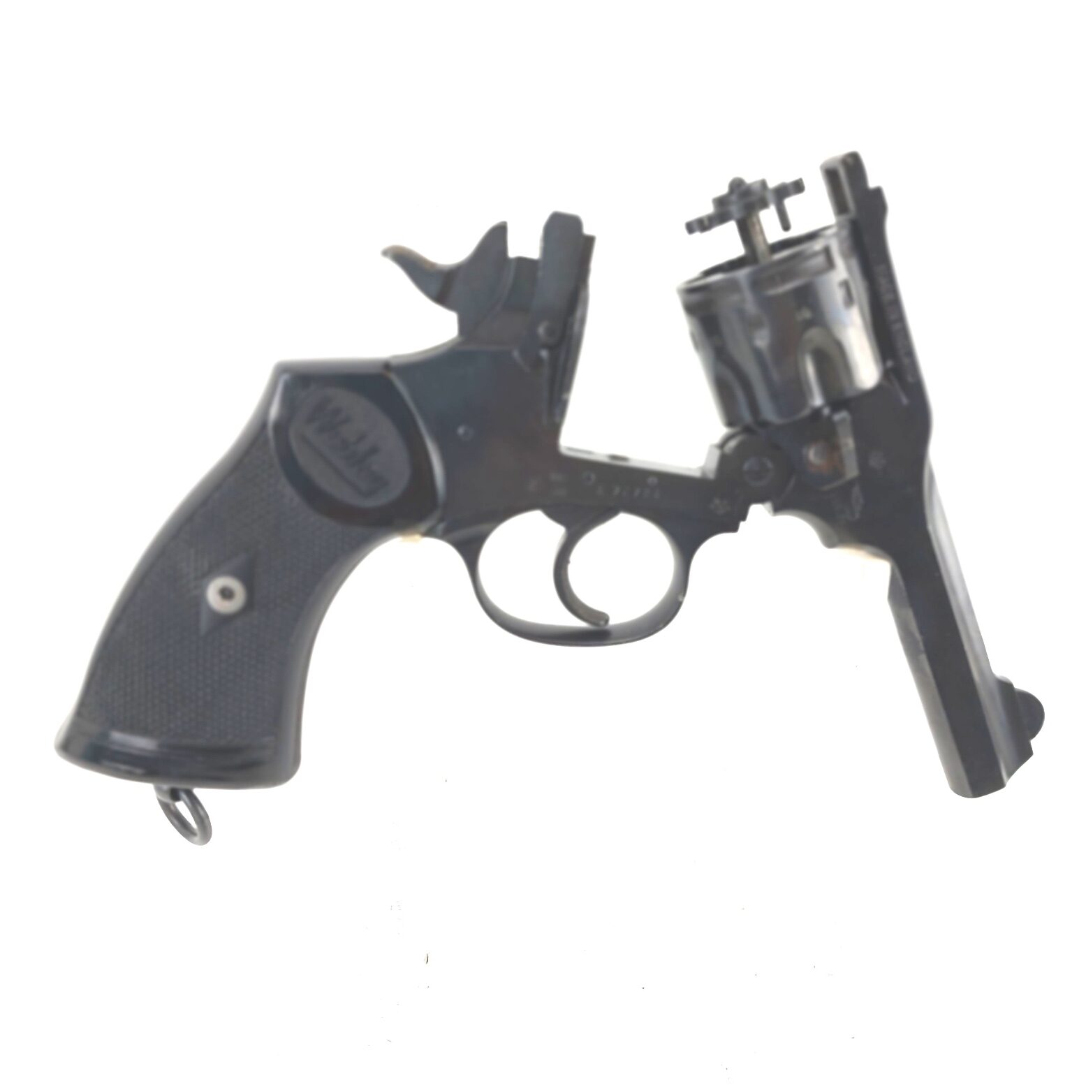 British, WW2, Webley & Scott Mark IV .38 Revolver, with 1943 Holster, Deactivated (3)
