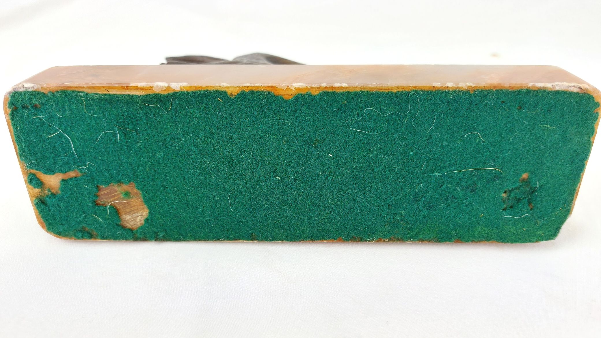 Pointer Dog Sculpture, Bronze on Quartz (7)