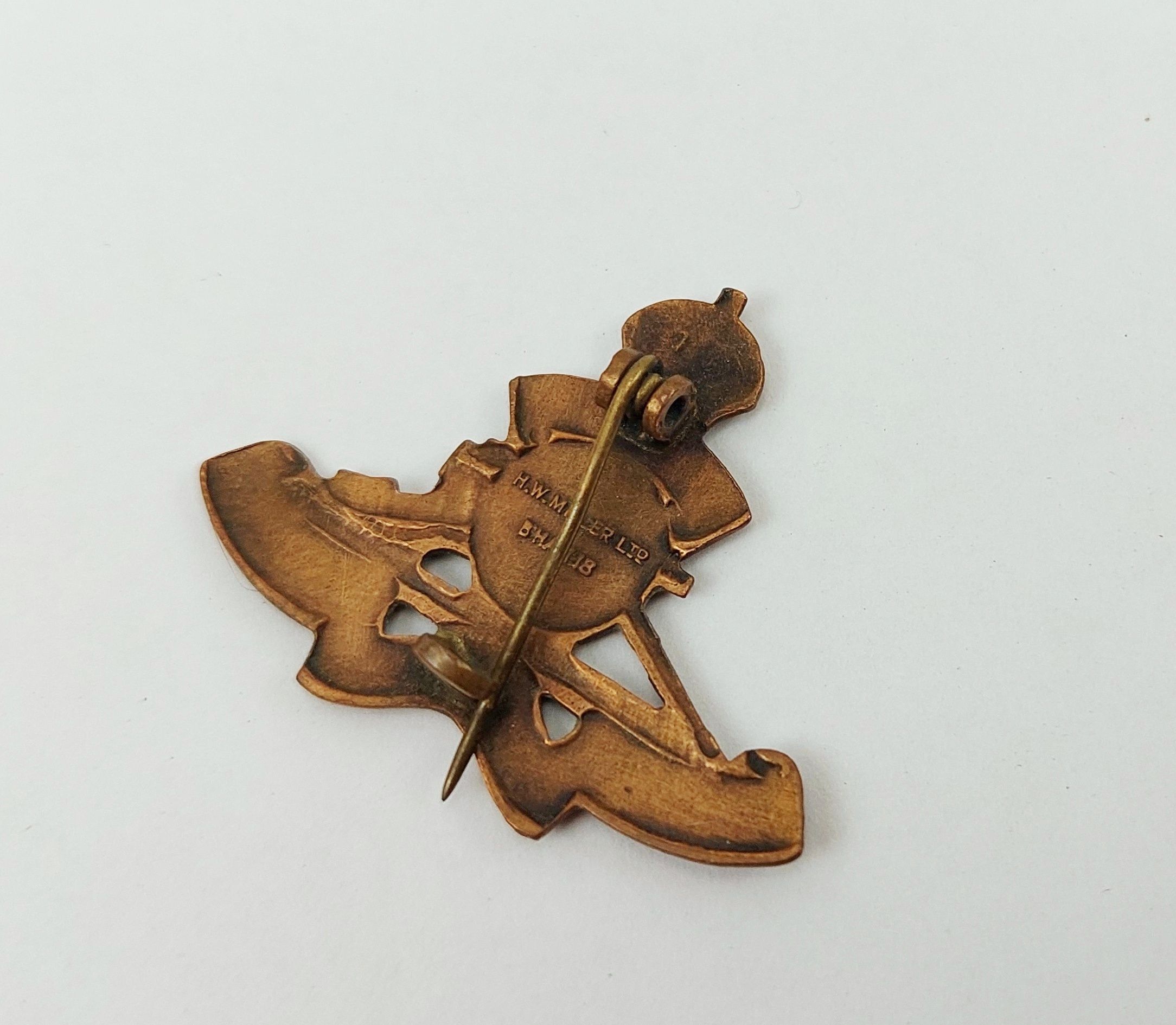WW1 Enameled Royal Artillery Sweetheart Badge 3