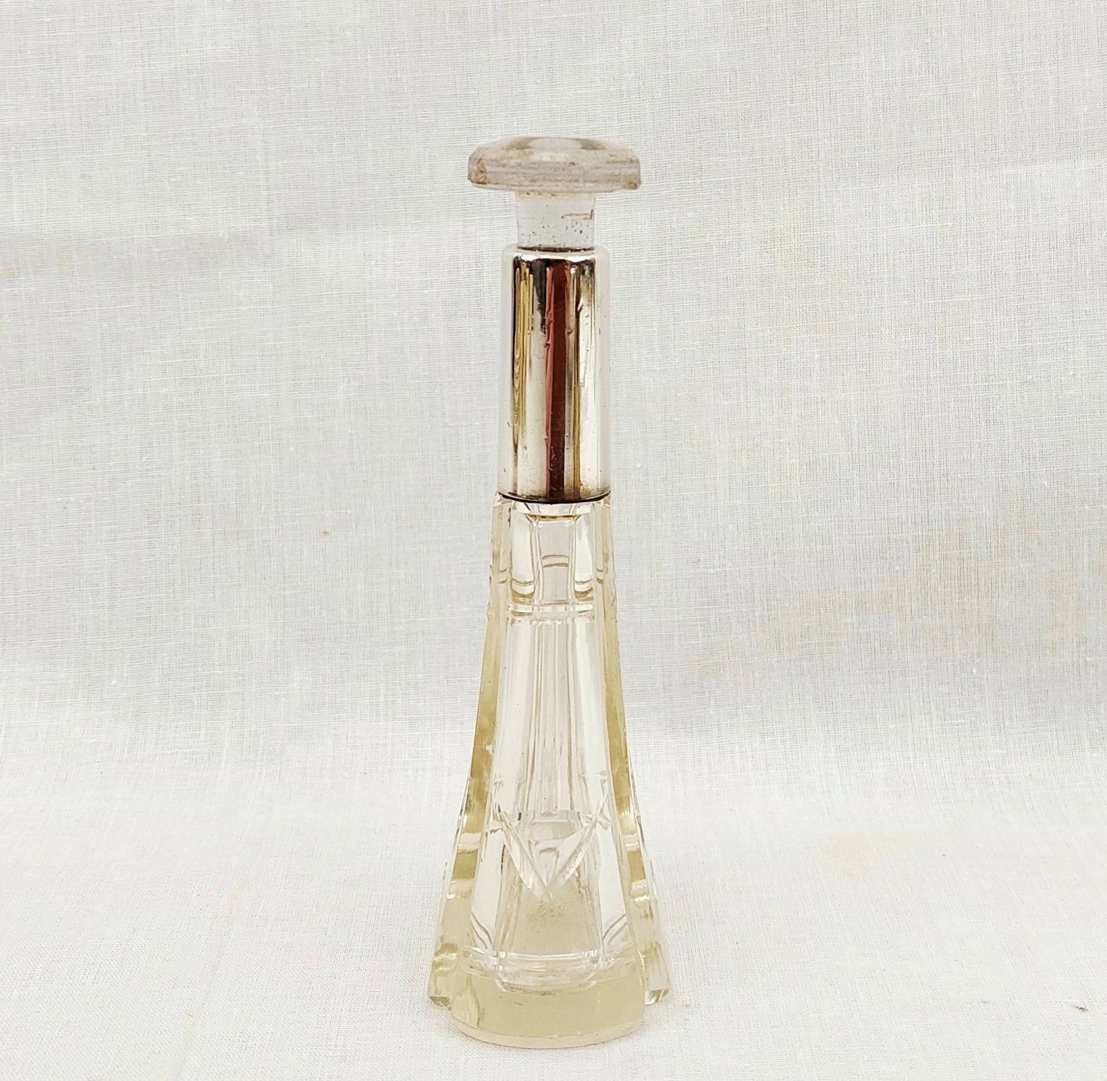 c1920 Sterling Silver Mounted Perfume Bottle 6