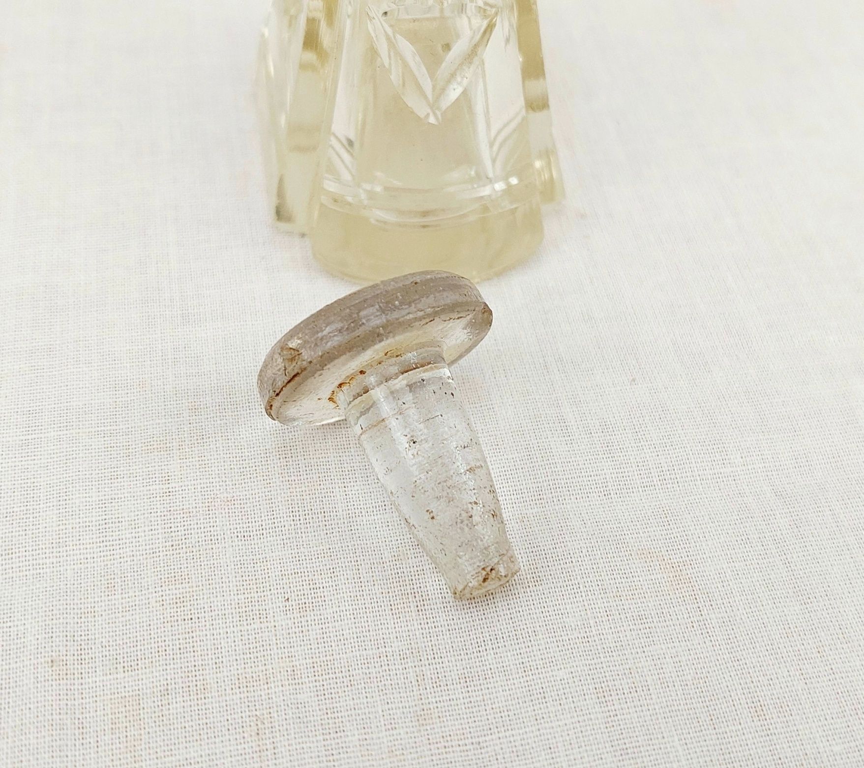 c1920 Sterling Silver Mounted Perfume Bottle 7