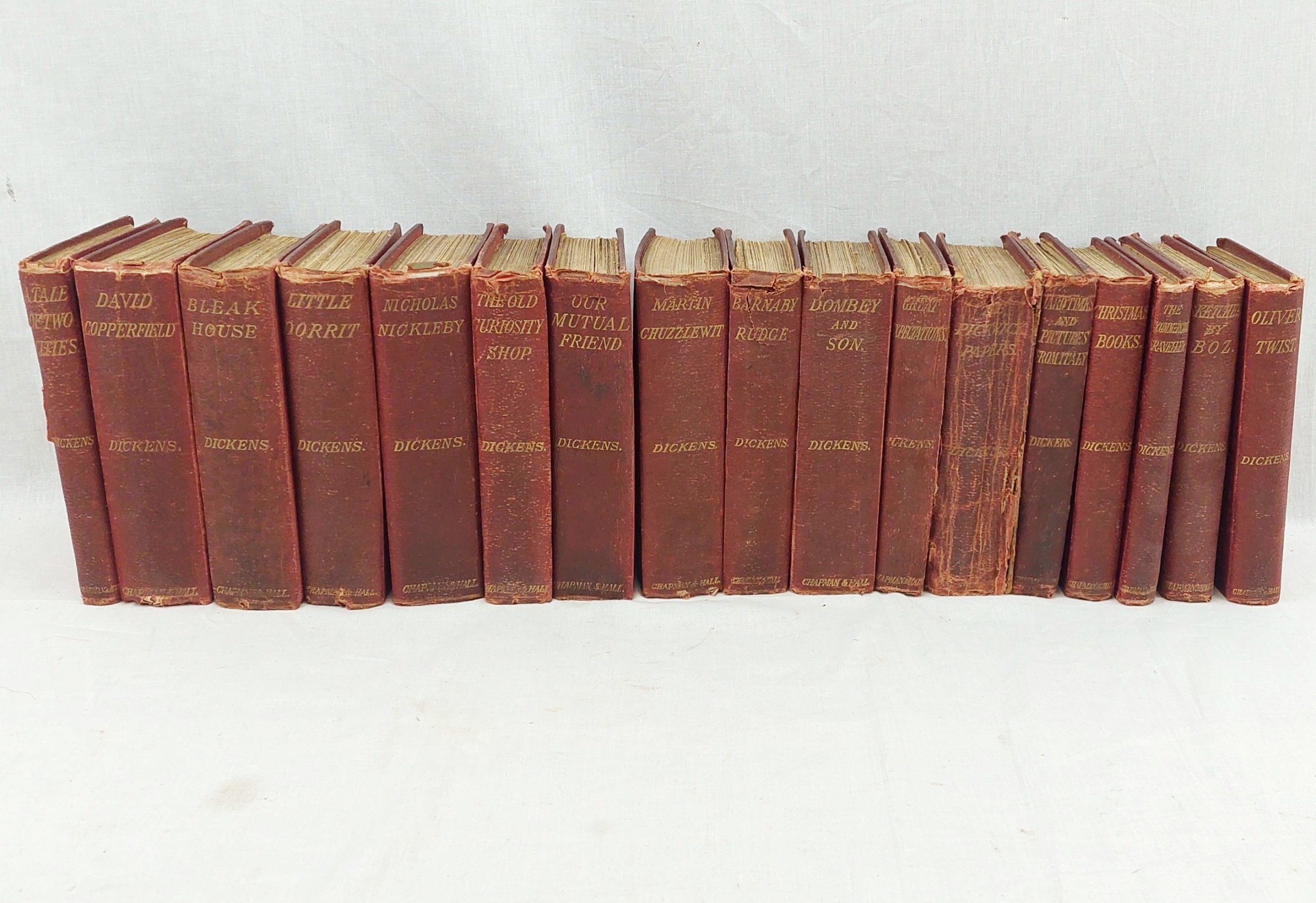 17 Vols Of Charles Dickens Published In 1868 By Chapman 21