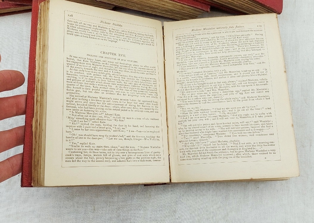 17 Vols Of Charles Dickens Published In 1868 By Chapman 9