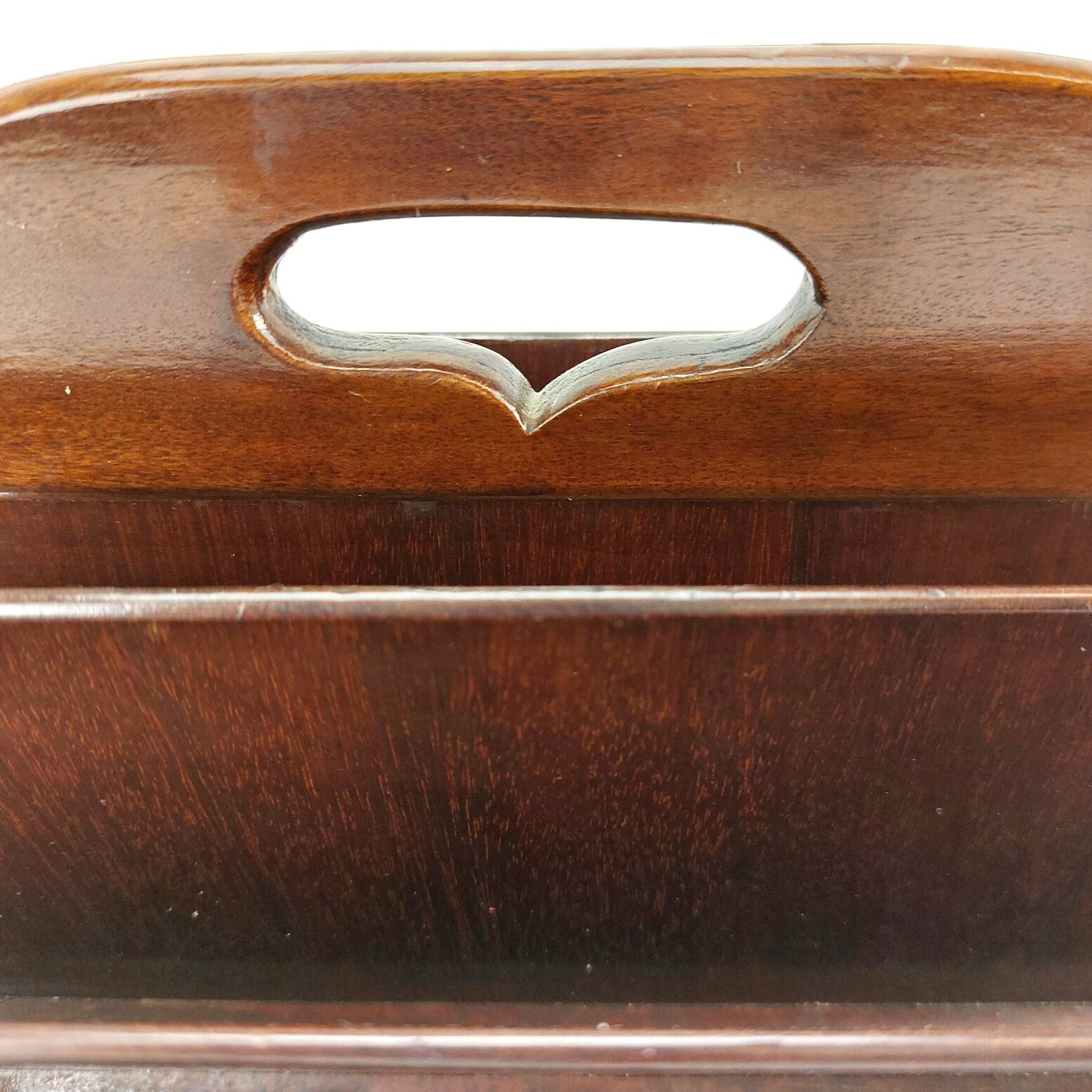 British, 19th Century, Victorian Mahogany Letter Rack - Desk Tidy, Fanned Dividers (6)