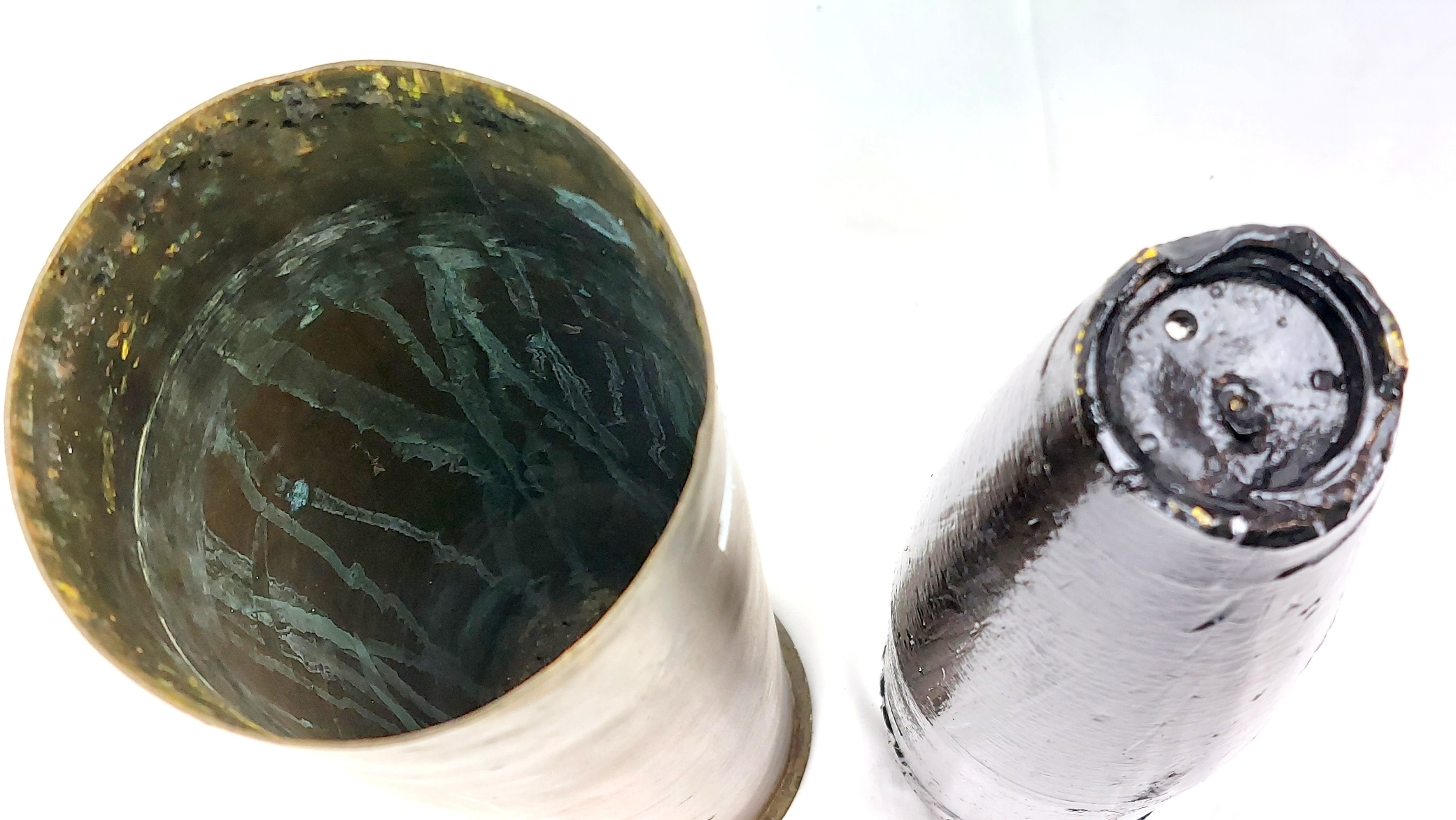 Imperial German, WW1, 105 mm Feldhaubitze 16 Complete Round (Polte, Magdeburg), Dated 1917, Inert (5)