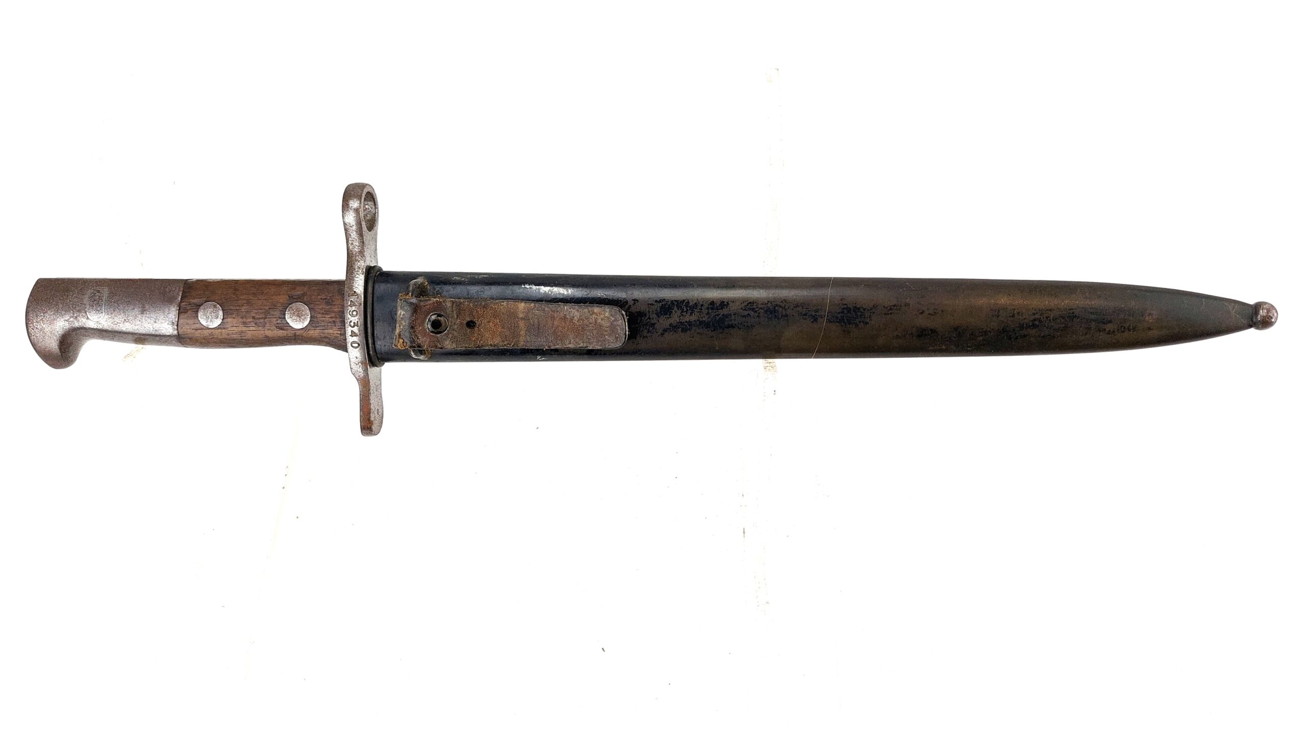 Swiss, c.1918, Schmidt–Rubin M1918 Bayonet and Scabbard – Waffenfabrik Neuhausen (22)