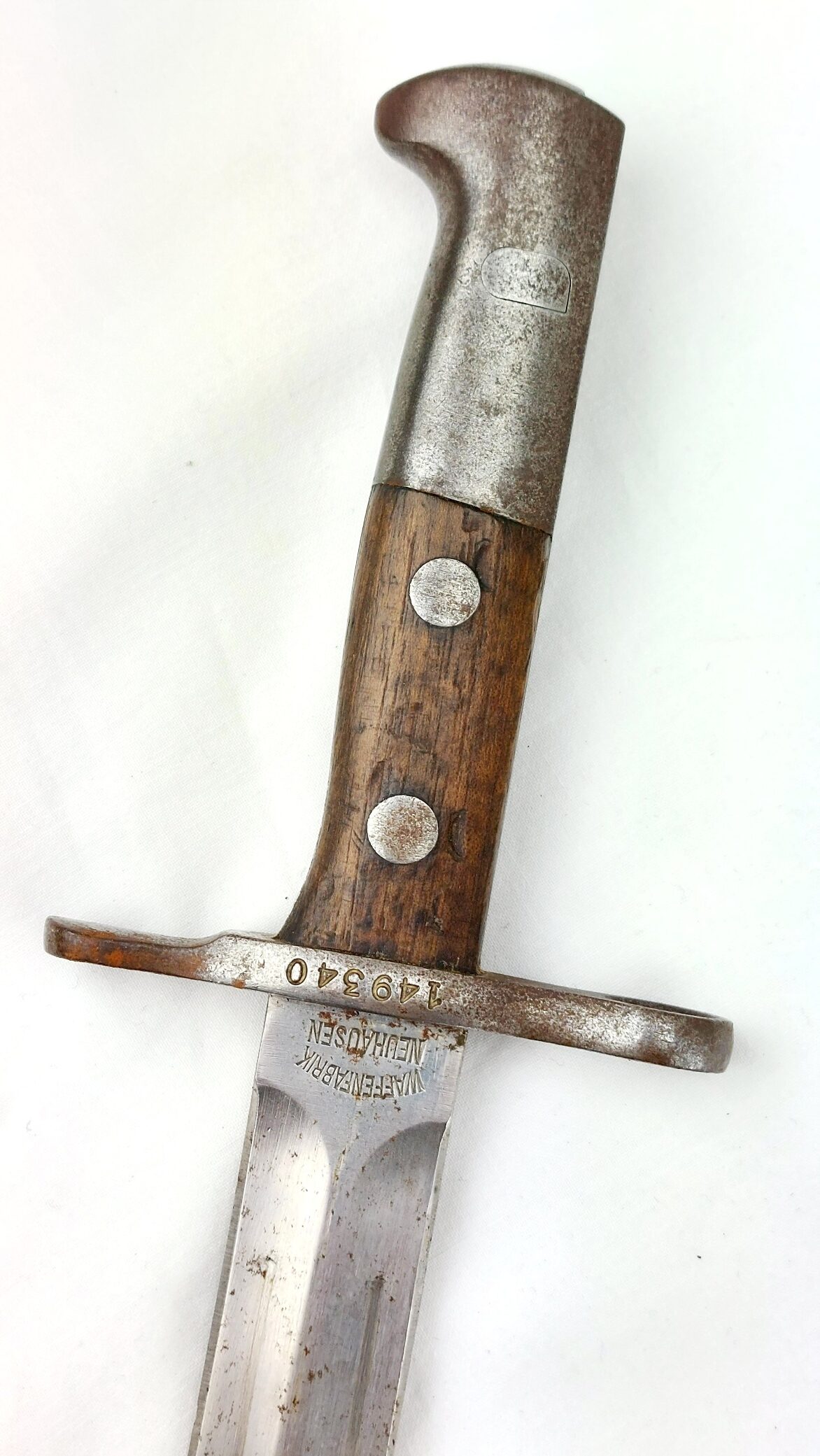 Swiss, c.1918, Schmidt–Rubin M1918 Bayonet and Scabbard – Waffenfabrik Neuhausen (4)