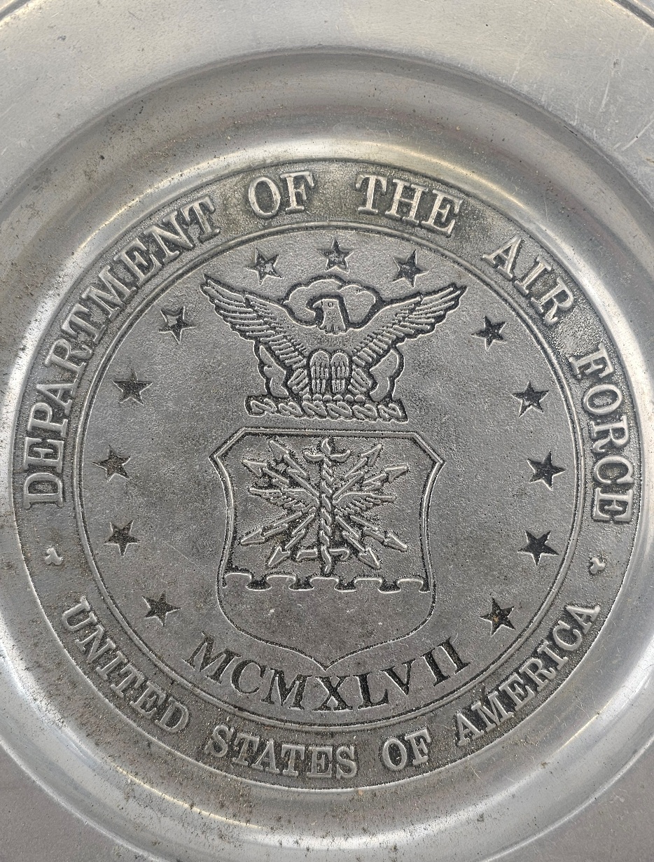 USA Department Of The Air Force Metal Platter 2