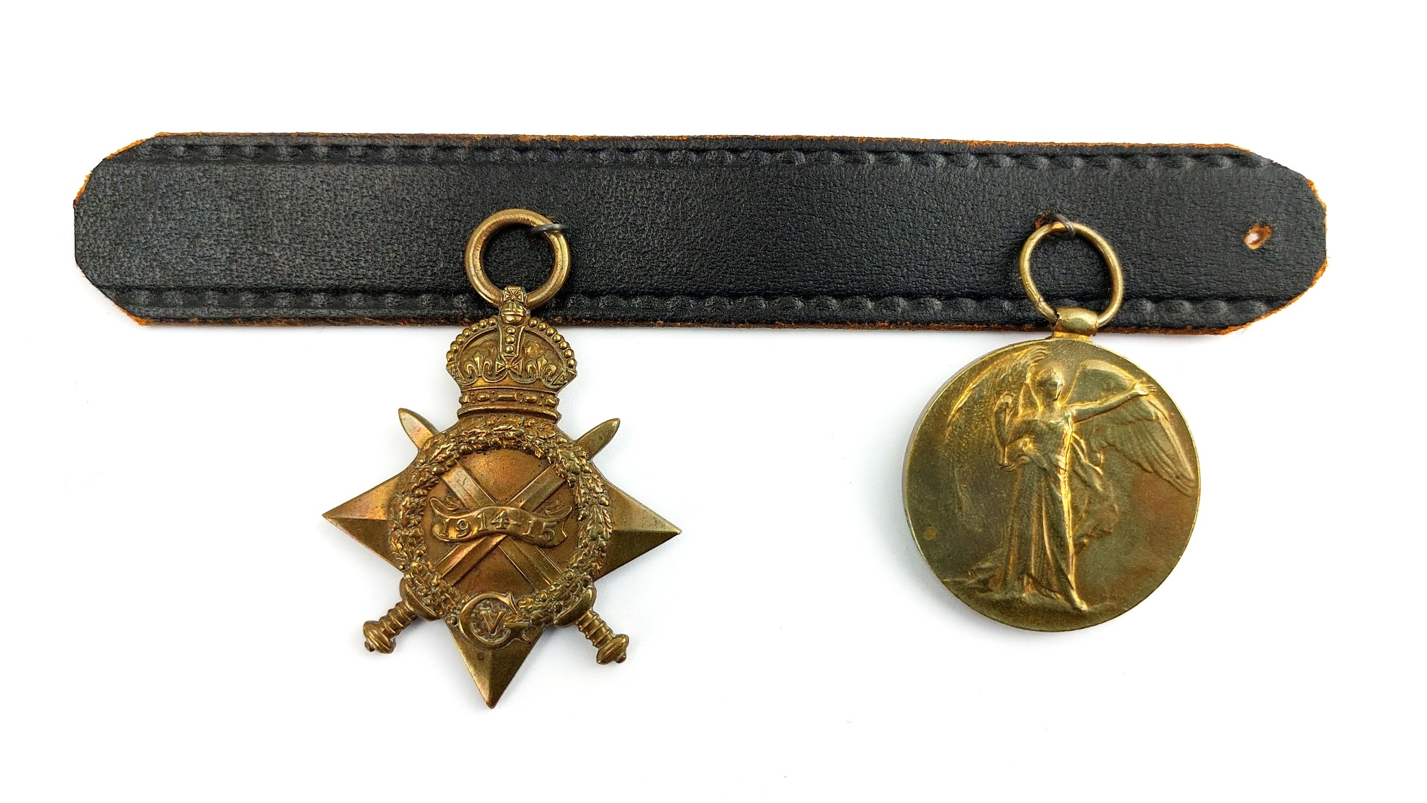British, WW1, Medal Pair to Pte. H. Newsome, King’s Own Yorkshire Light Infantry (9)
