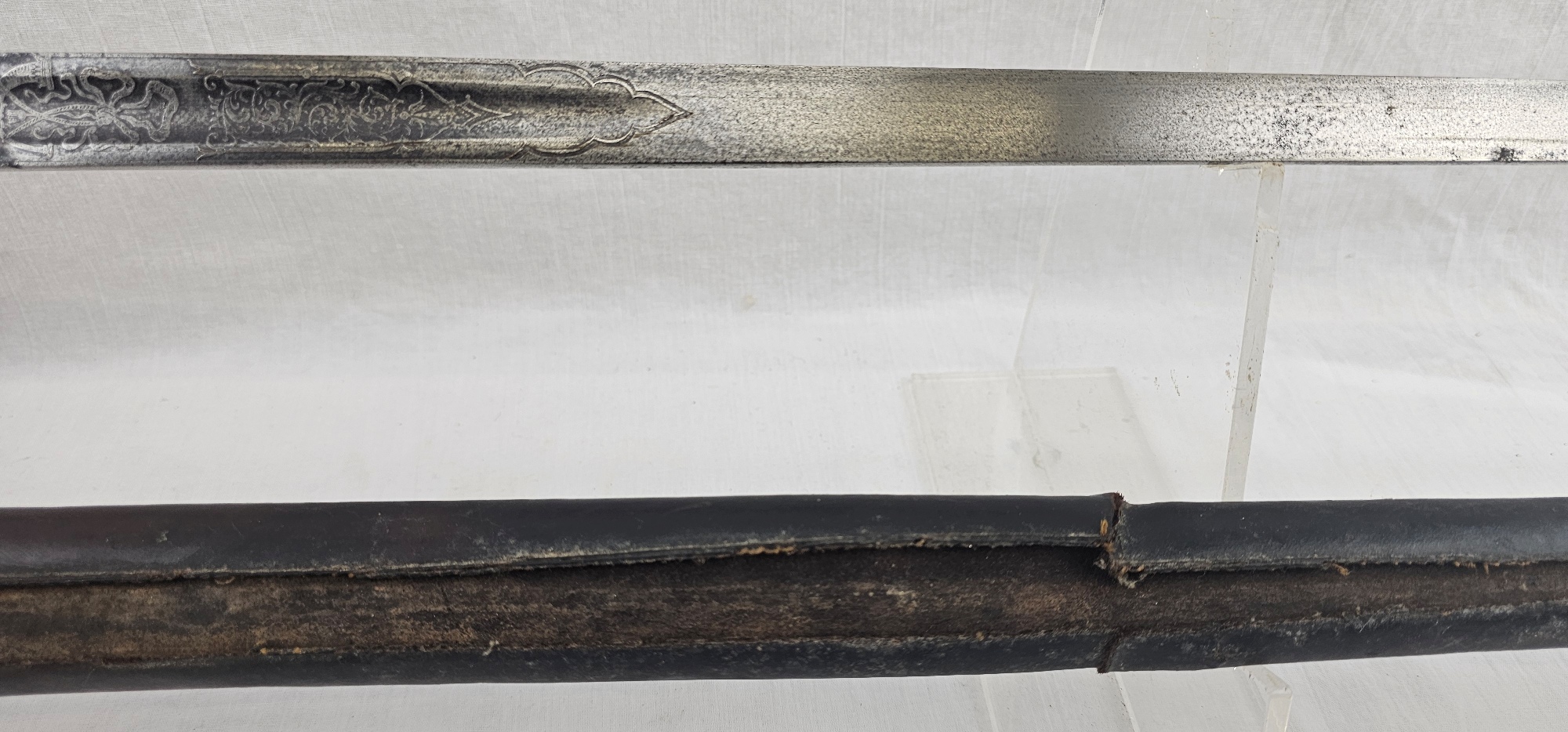 Early 20th Century Edward VII Royal Rifle Sword and Scabbard (11)