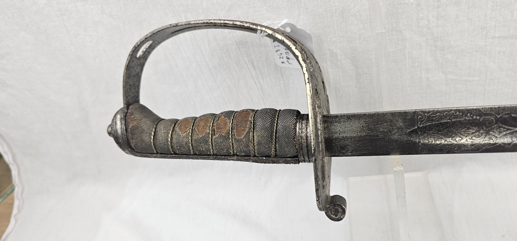 Early 20th Century Edward VII Royal Rifle Sword and Scabbard (17)