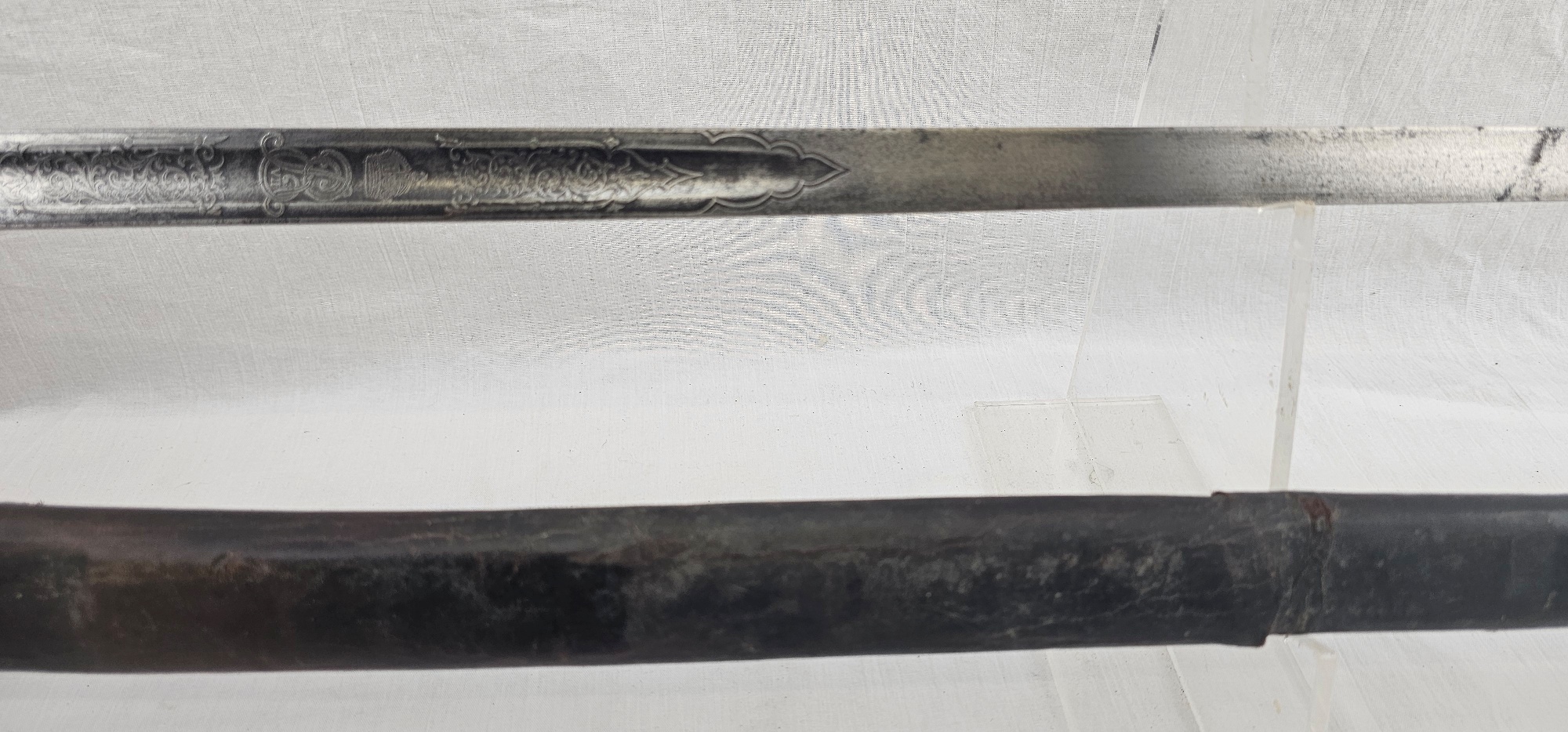 Early 20th Century Edward VII Royal Rifle Sword and Scabbard (3)