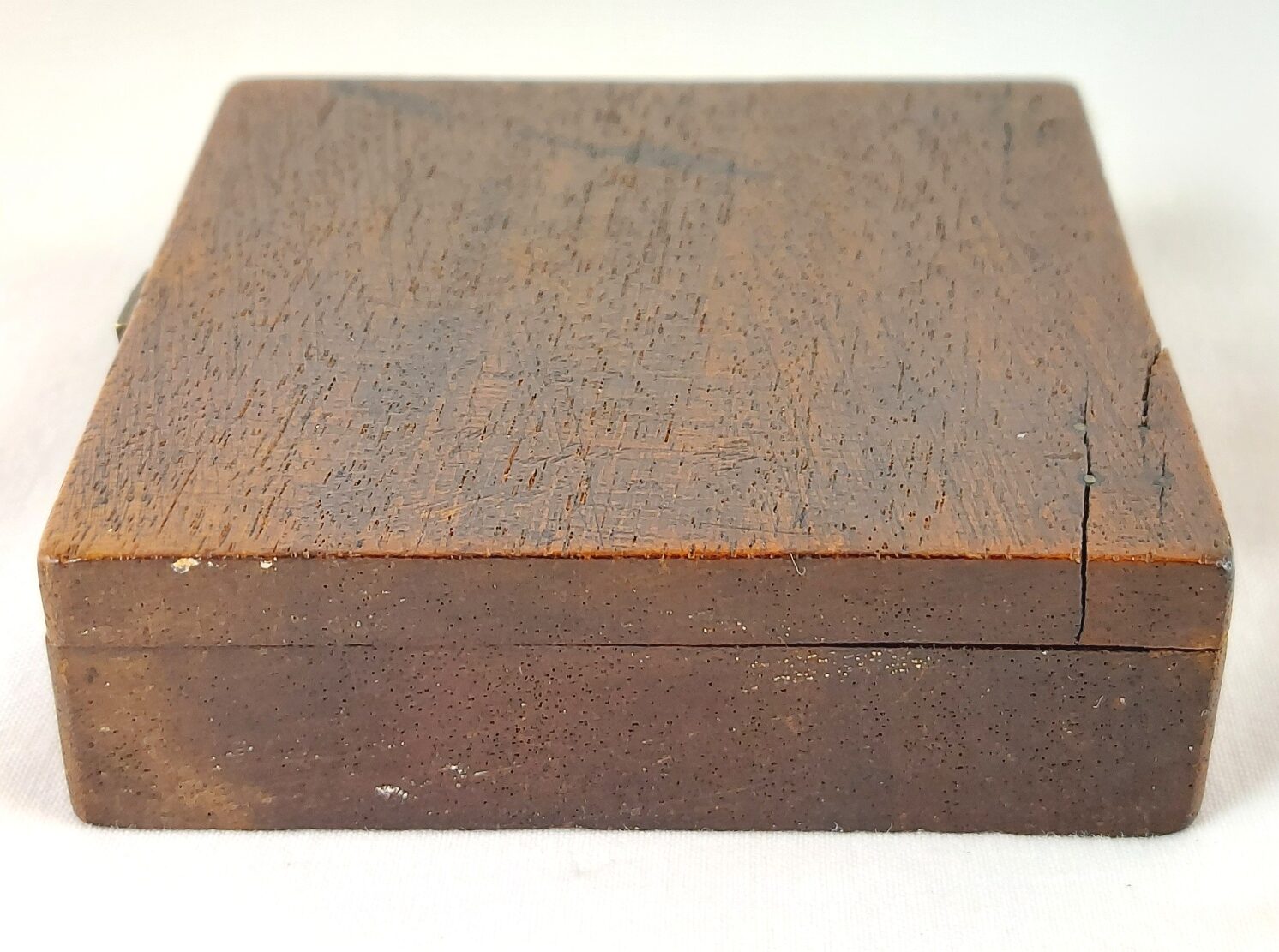 English, c.1870, Victorian Wooden Cased Pocket Compass (7)