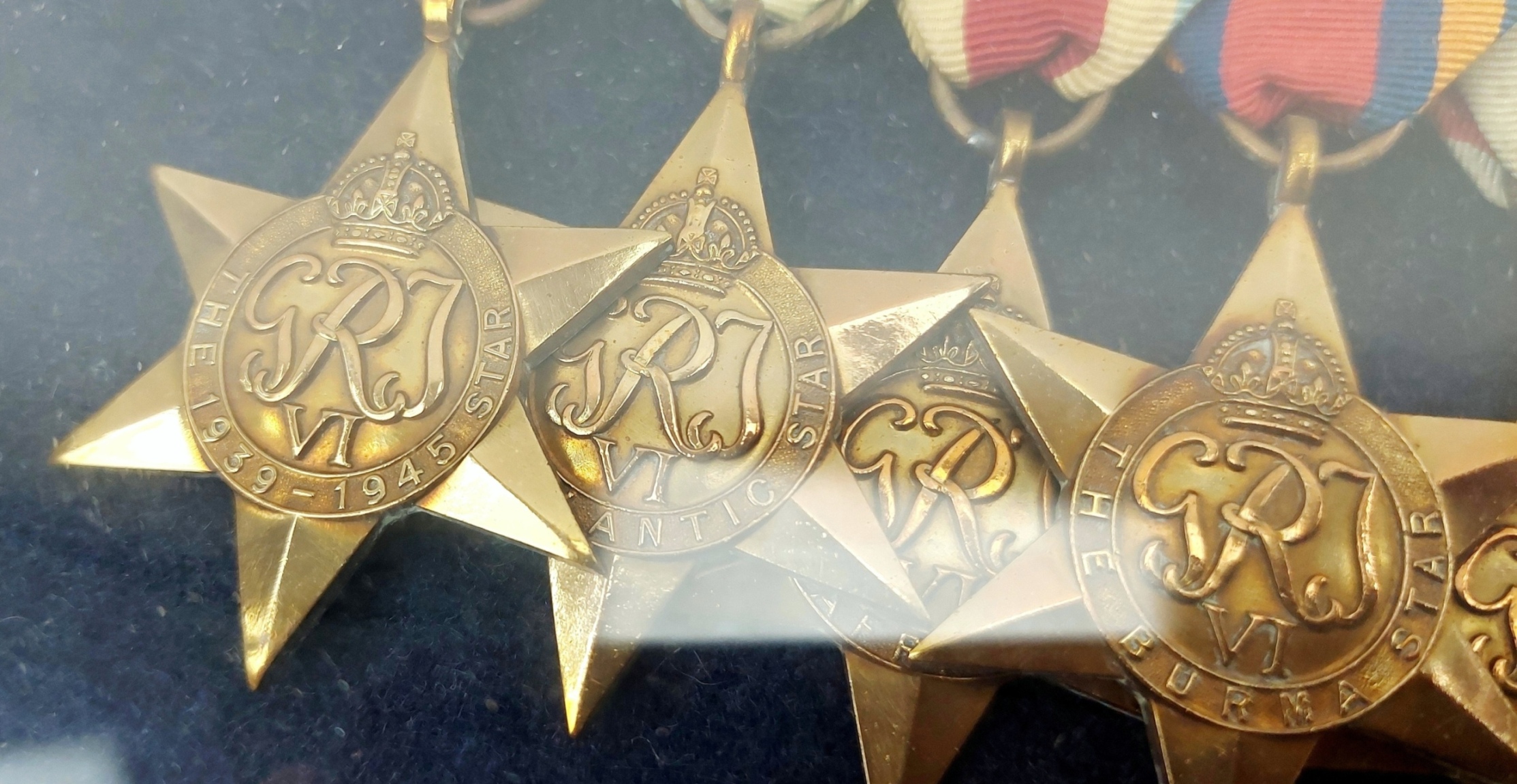 Framed Display Of 6 WW2 Medals Awarded To Leading Stoker Stanley Longley Royal Navy 3