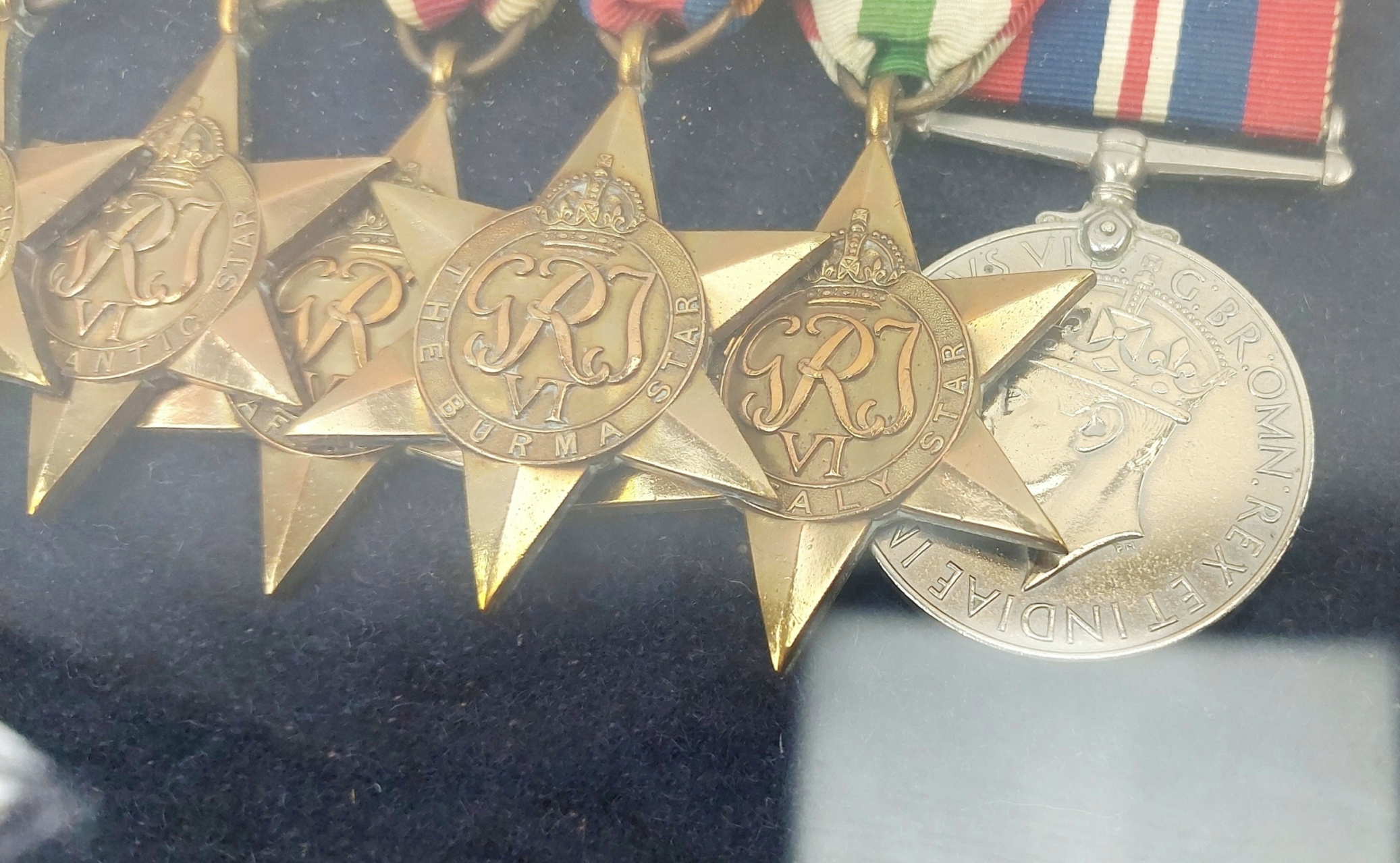 Framed Display Of 6 WW2 Medals Awarded To Leading Stoker Stanley Longley Royal Navy 4