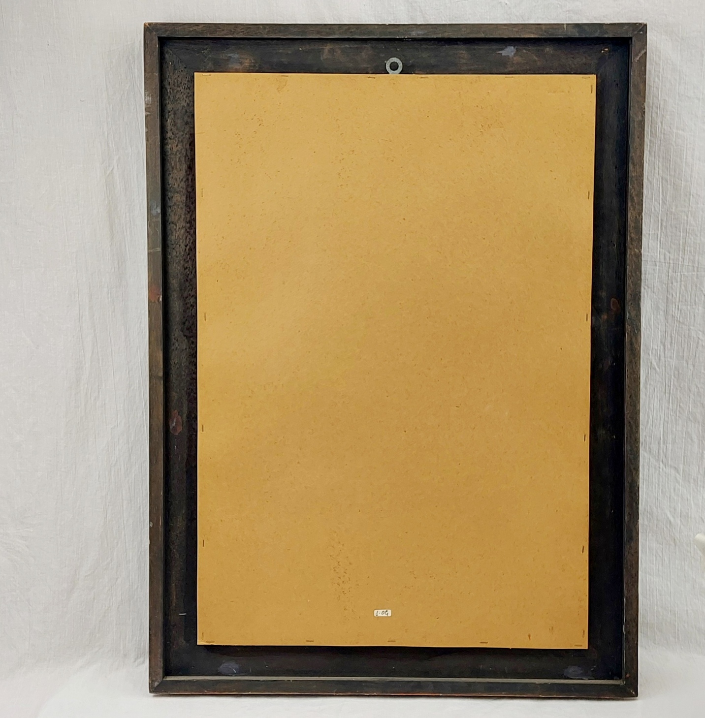 Framed Oil On Board Silhouette Of A British Georgian Officer 9