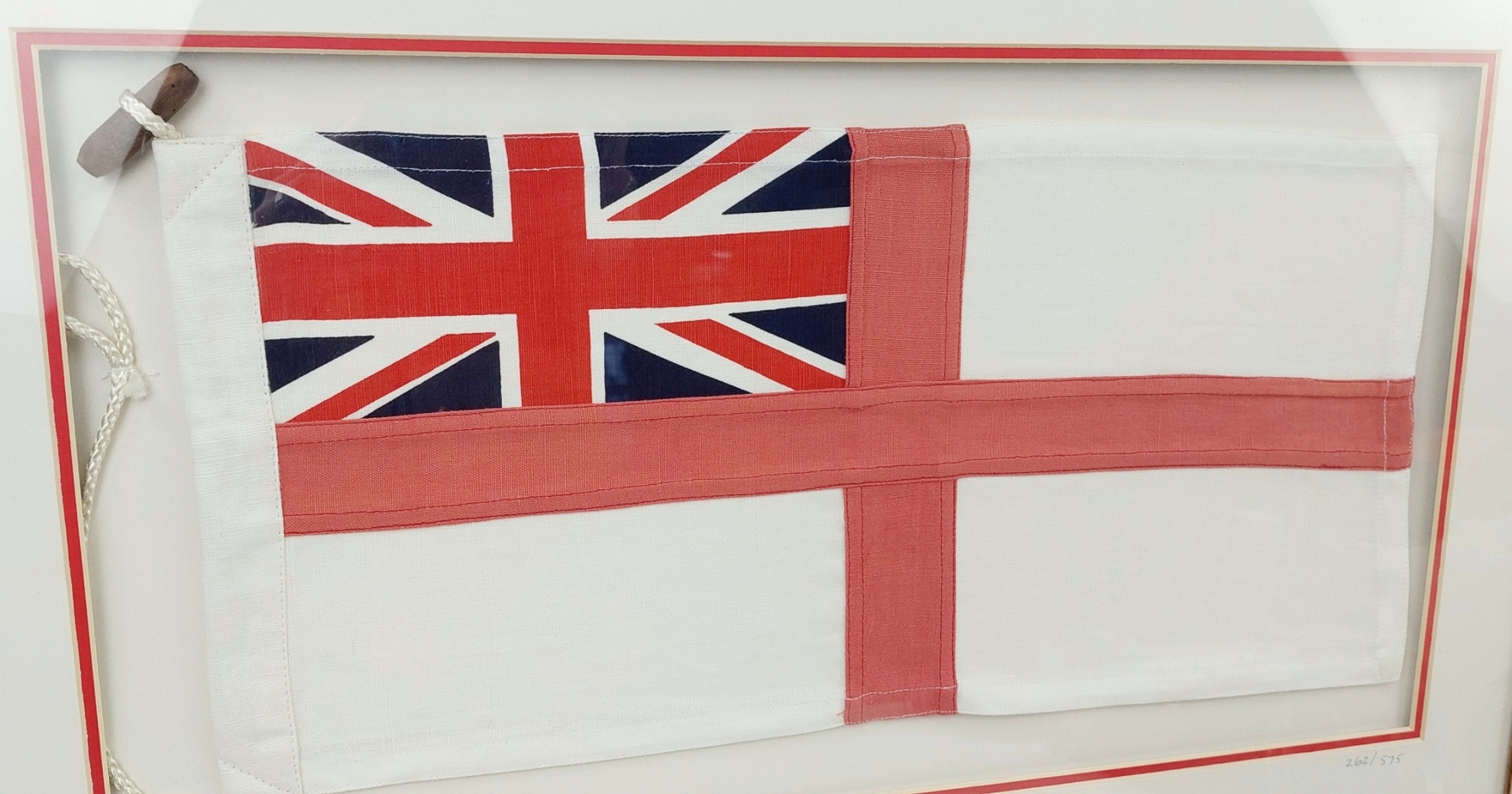 Framed Royal Navy And Royal Mail Flag And Stamps Display 2