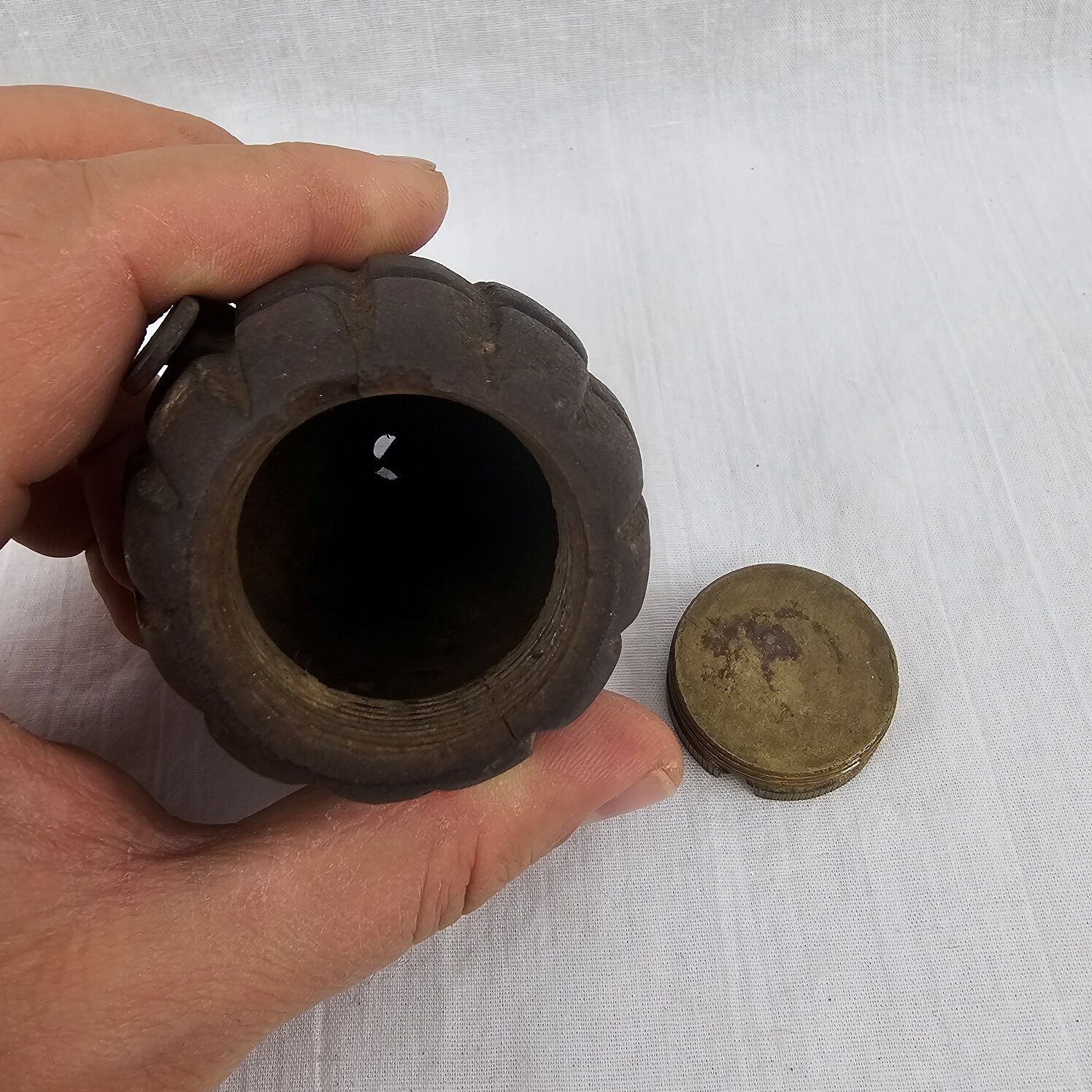 Inert WW1 No.5 MkI Gibbons Training Mills Bomb (10)