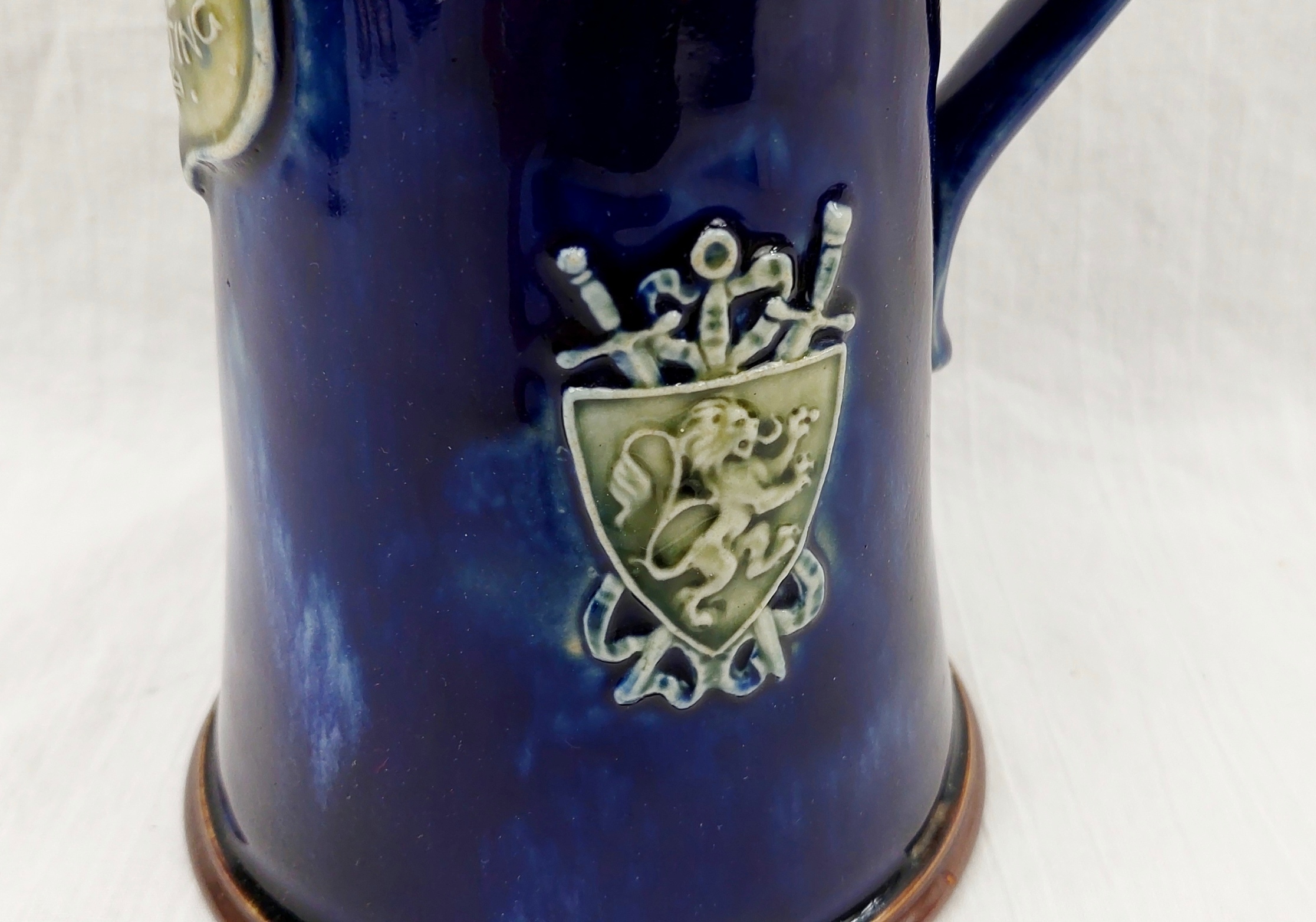 JA_2856218973 - Royal Doulton Silver Rimmed B.S.A. Shooting CupMug - Birmingham 1913 (2)