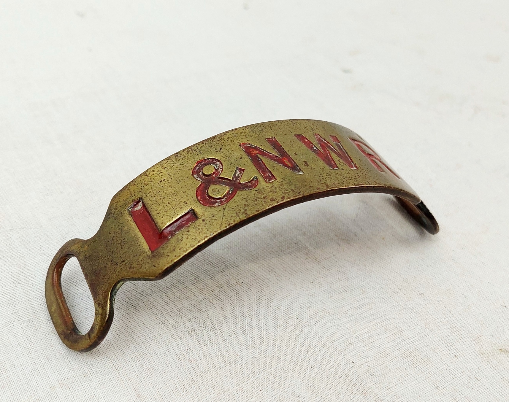 LNWR Railways Brass Porters Arm Band 2