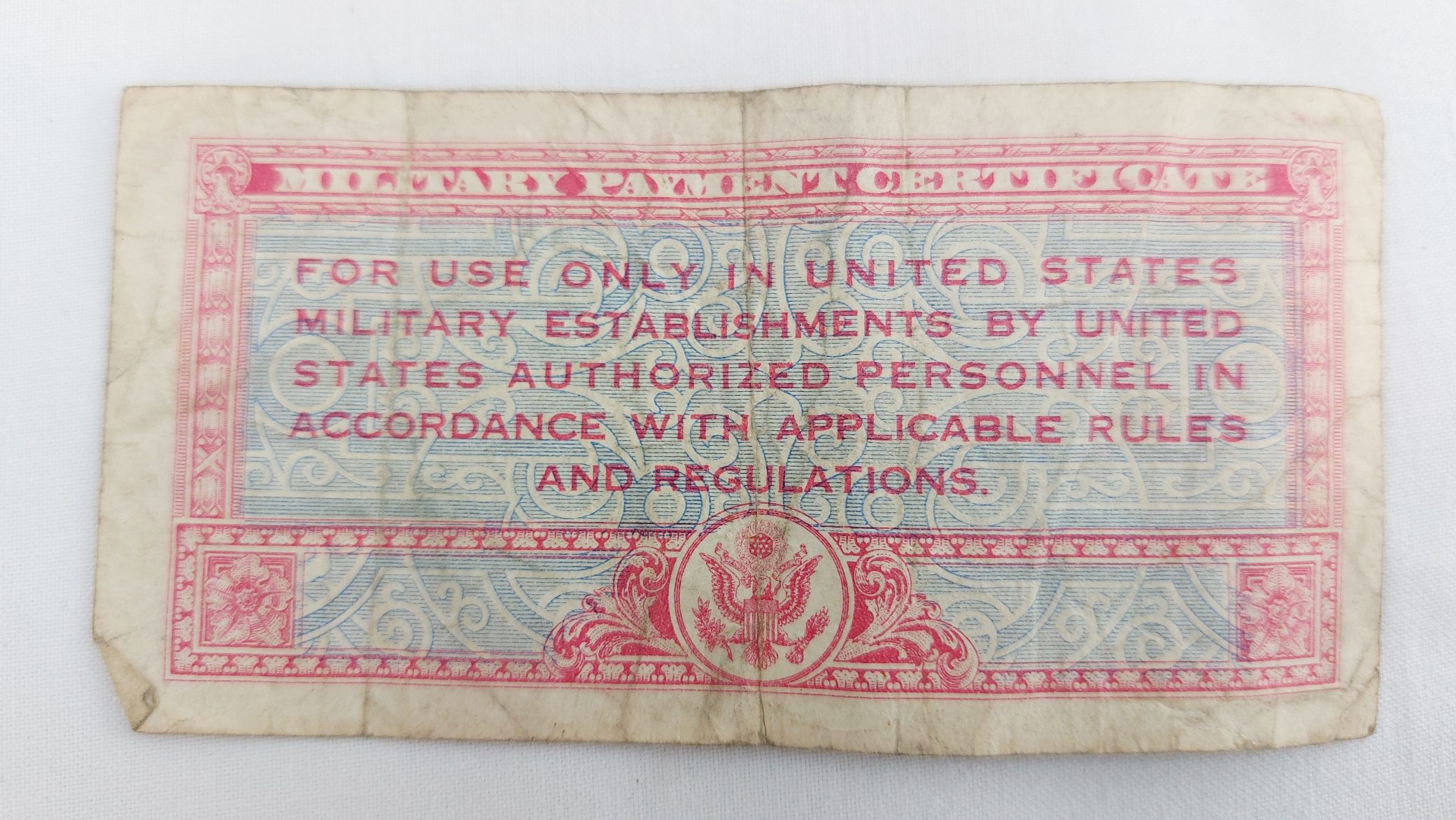 USA, 1947–48, Military Payment Certificate, Series 471, 25 Cents (2)
