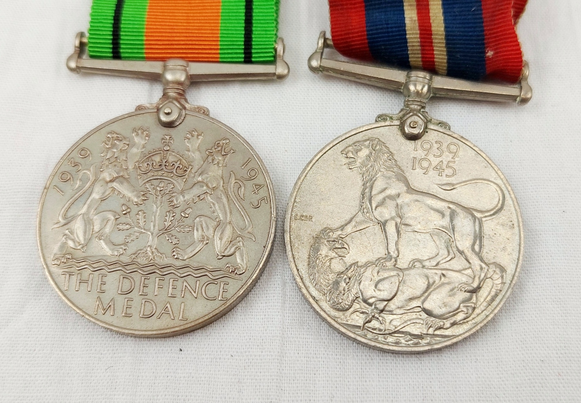 WW2 British Medal Set Of 2 3