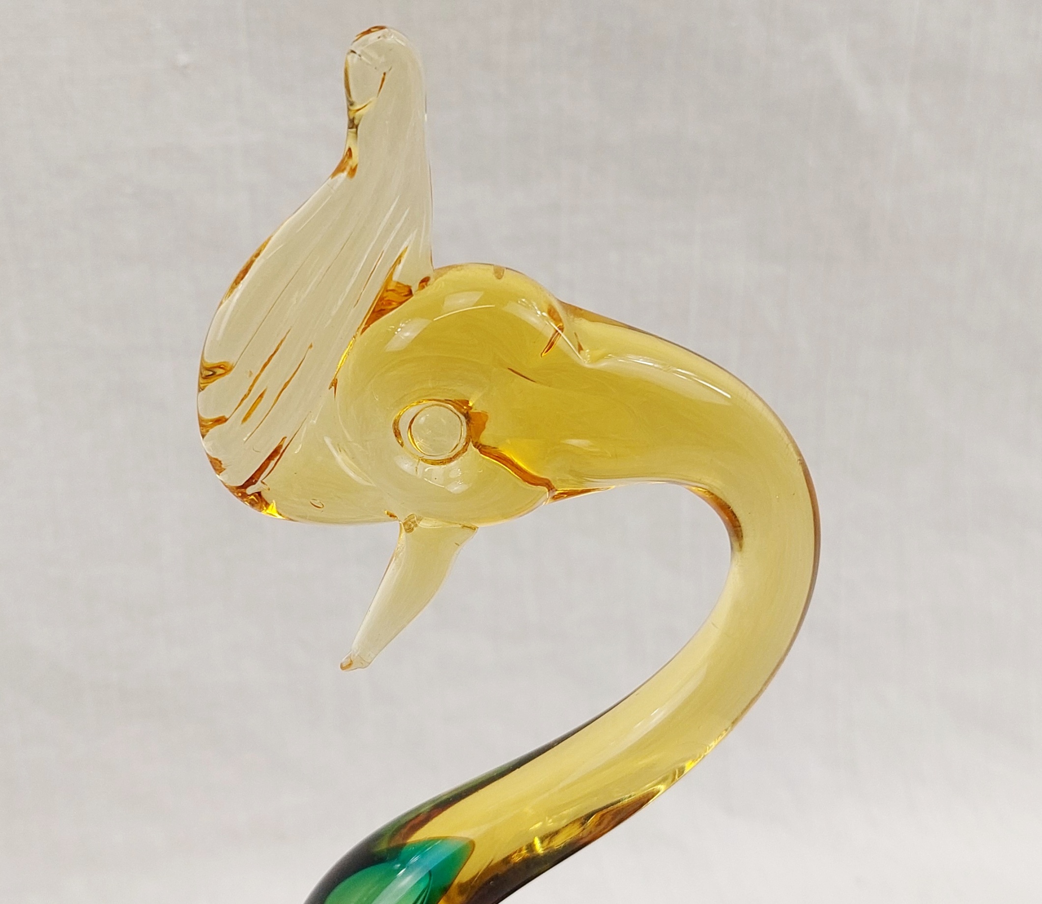 1950s Murano Sommerso Glass Bird 6