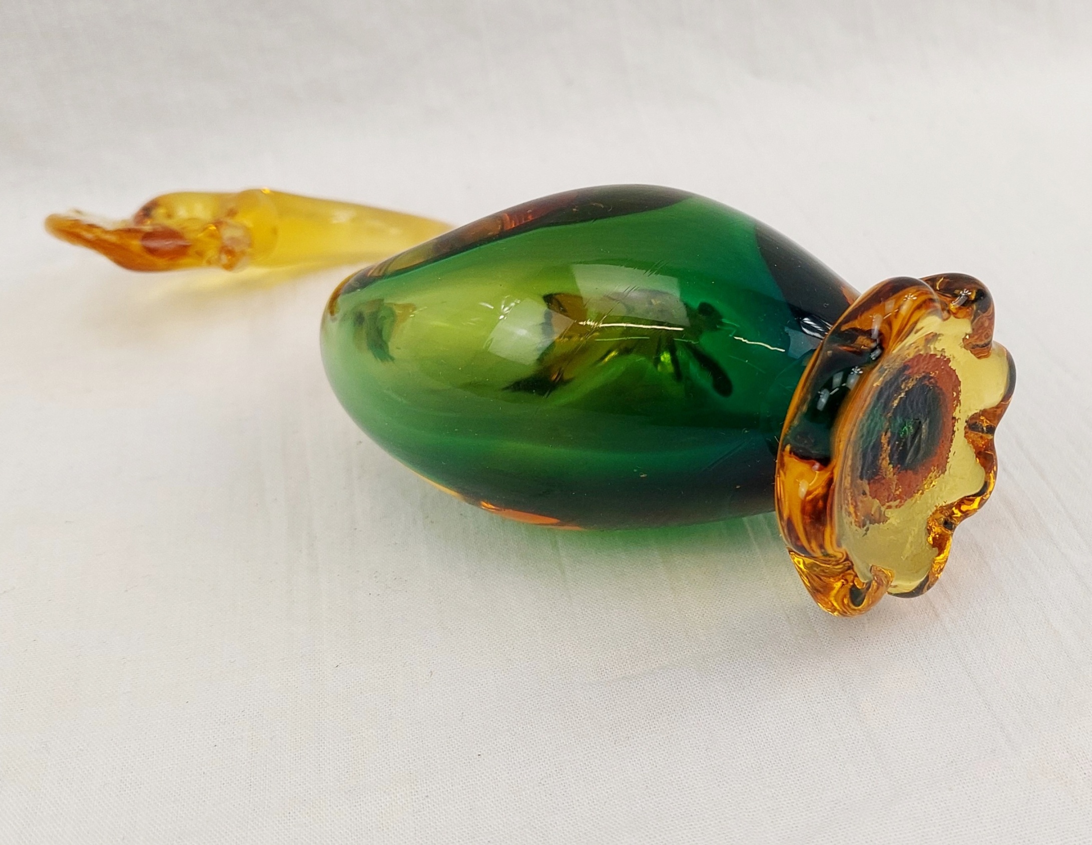 1950s Murano Sommerso Glass Bird 8