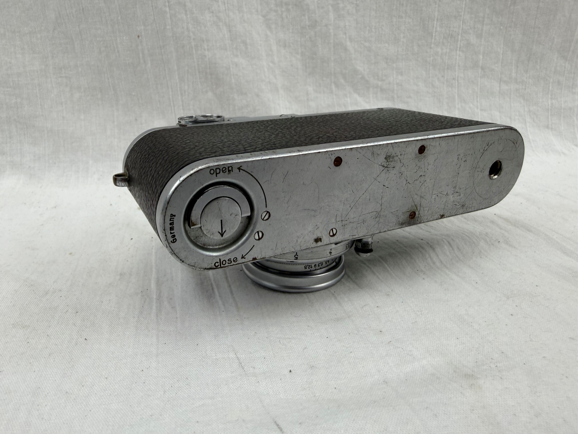 Cased Leica IIIF 35mm Roll Rangefinder Camera With Instructions 11