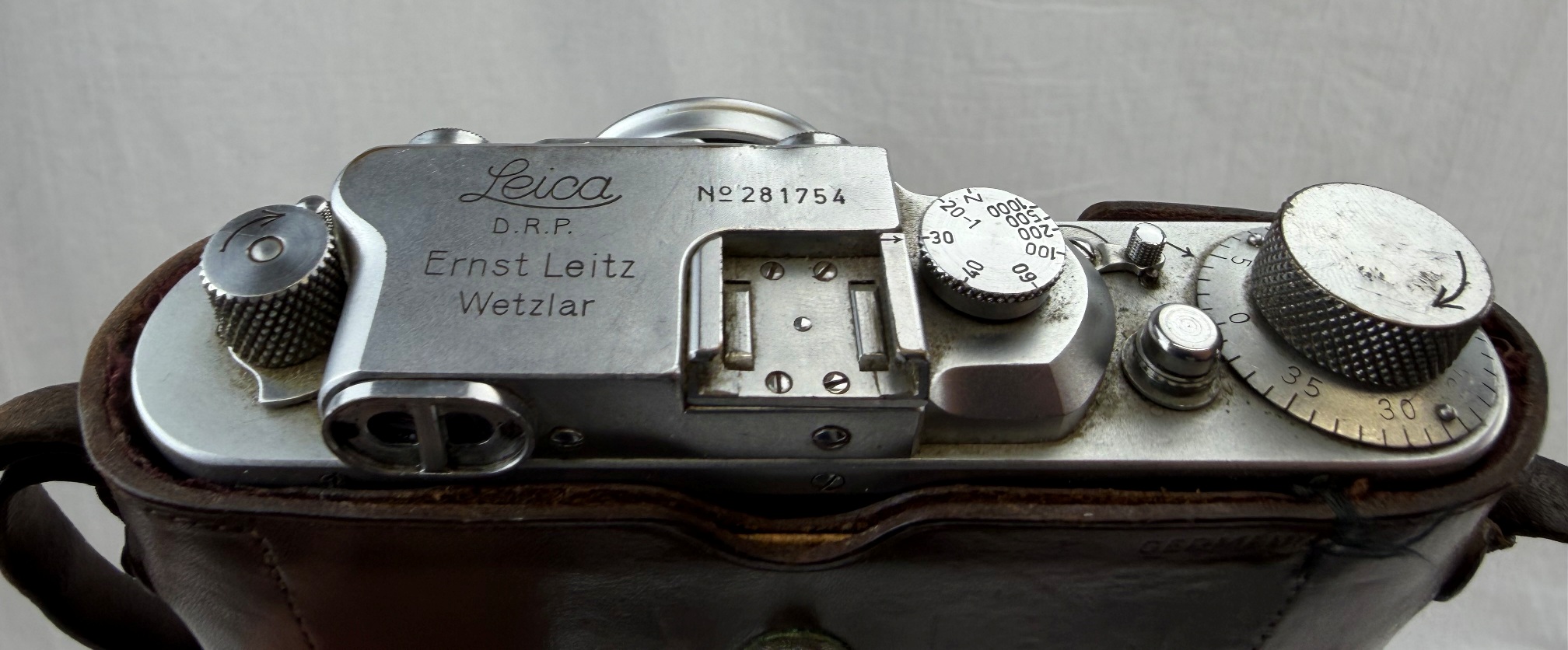 Cased Leica IIIF 35mm Roll Rangefinder Camera With Instructions 6