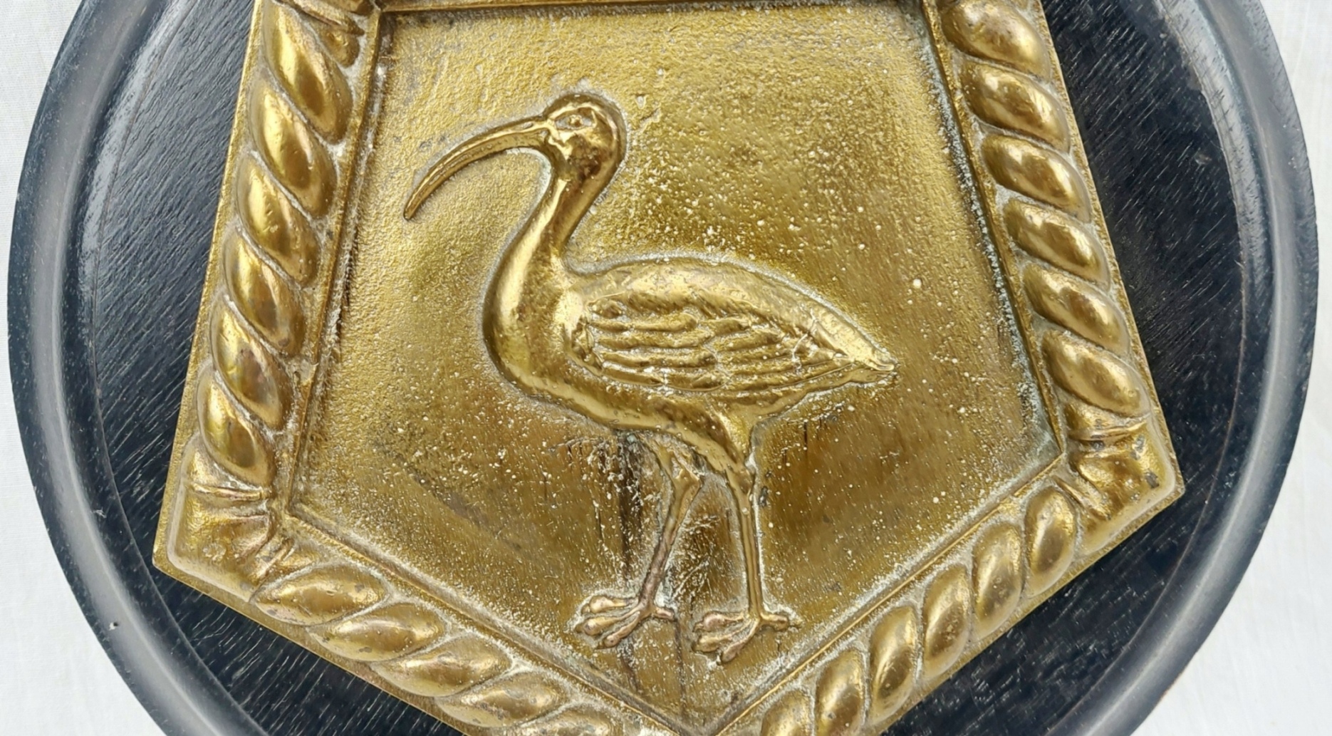 HMS Curlew 1917 C Class Light Cruiser Bronze Boat Badge 2