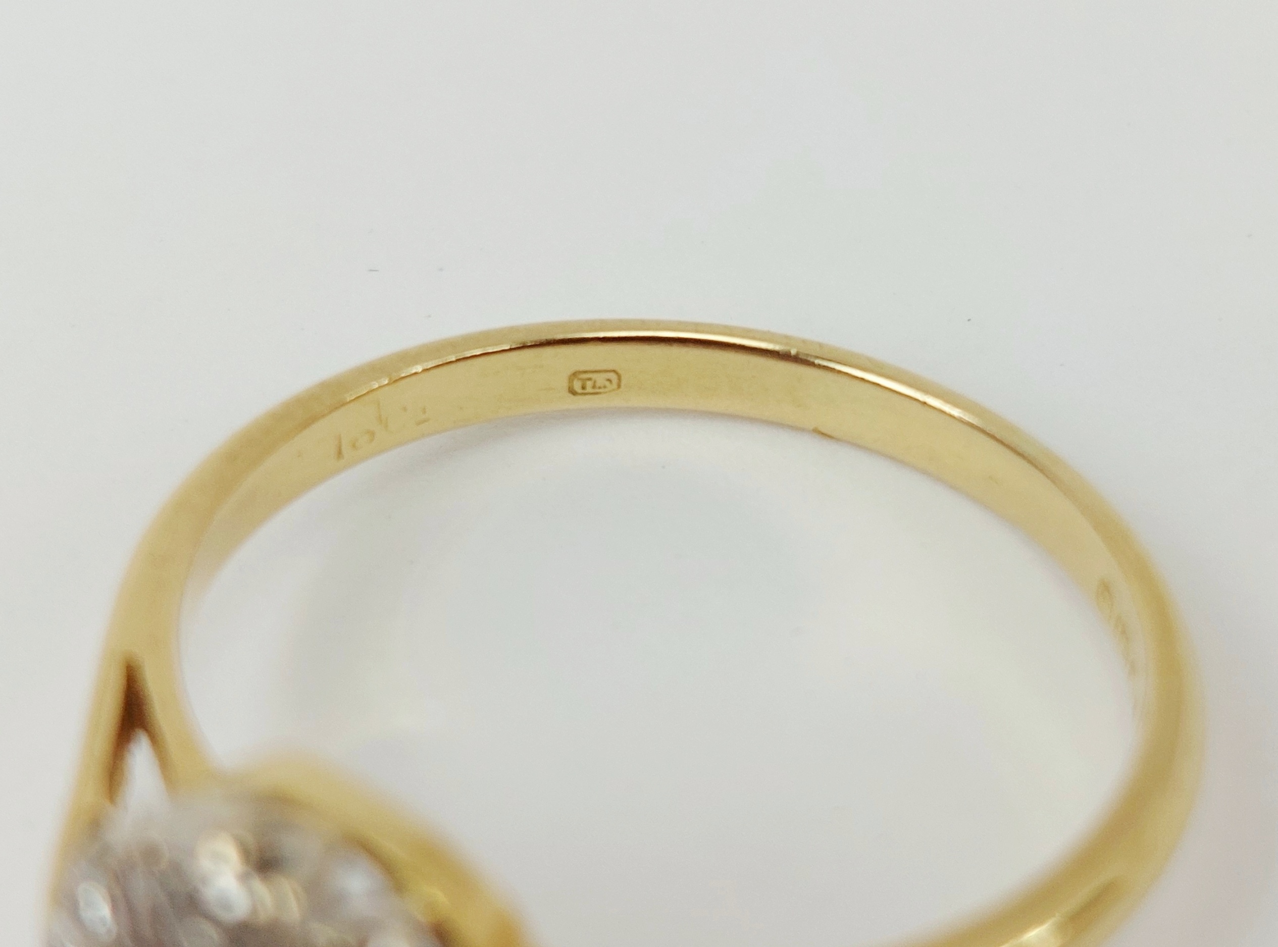 JA_8275221668 - 18ct Gold Ruby & Diamond Ring UK Size N, US 6 (5)