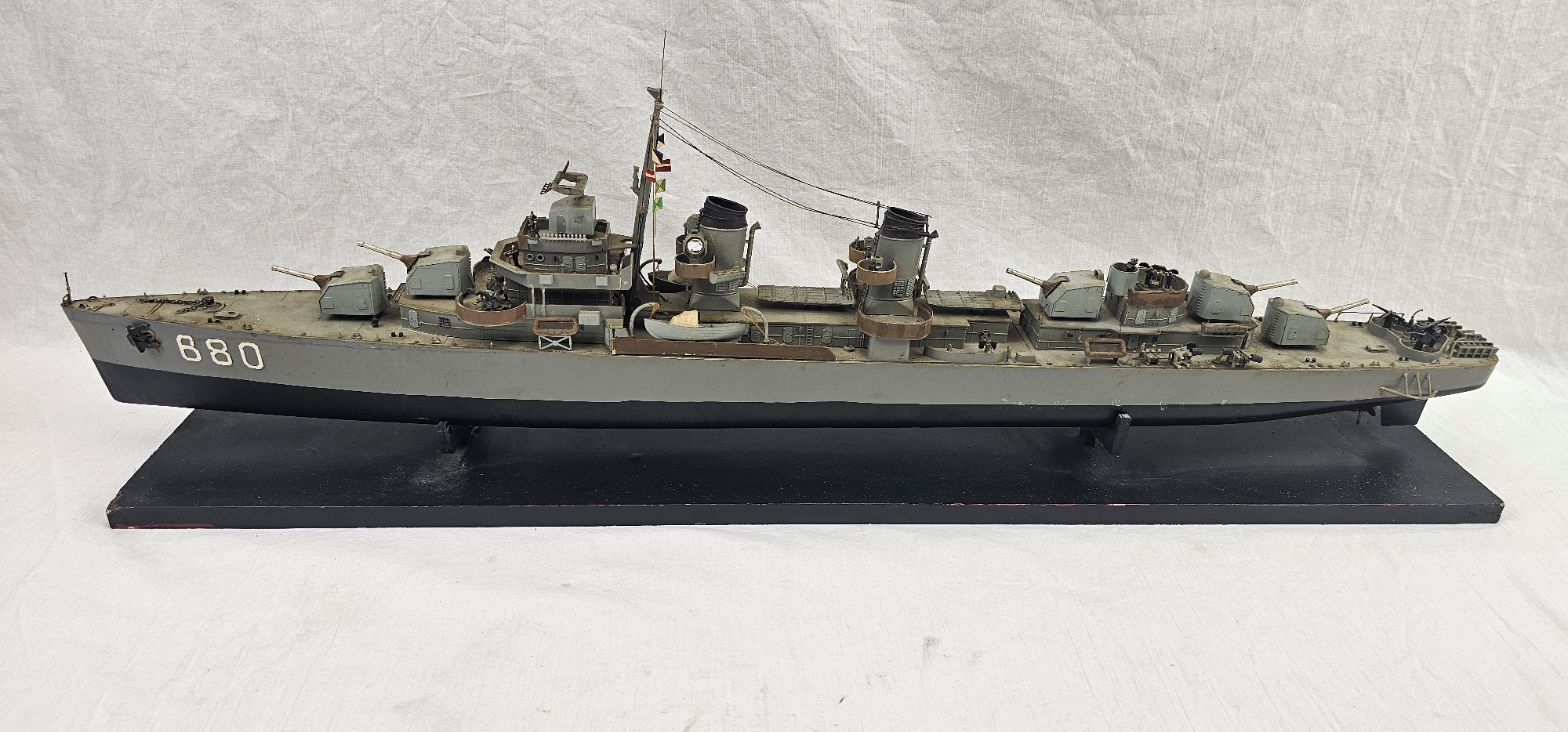 Radio Controlled Model Of USS Dyess WW2 Gearing Class Destroyer 1