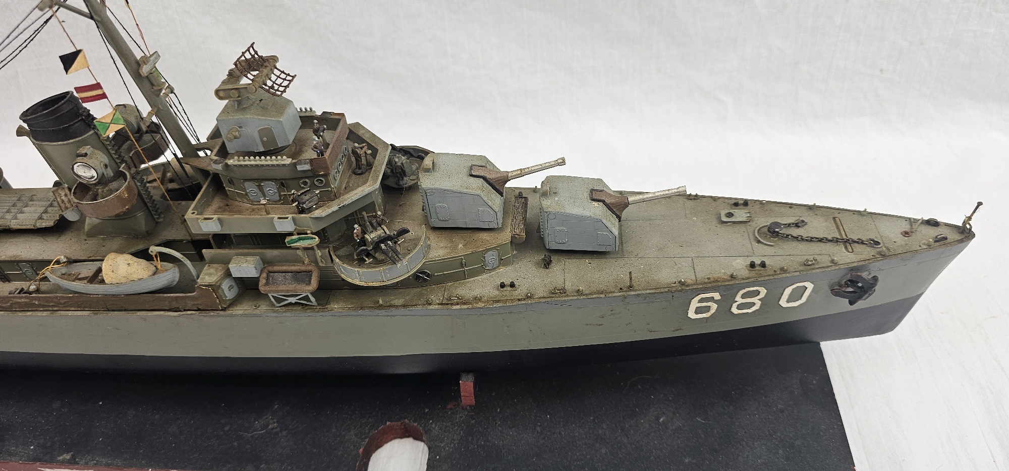 Radio Controlled Model Of USS Dyess WW2 Gearing Class Destroyer 10