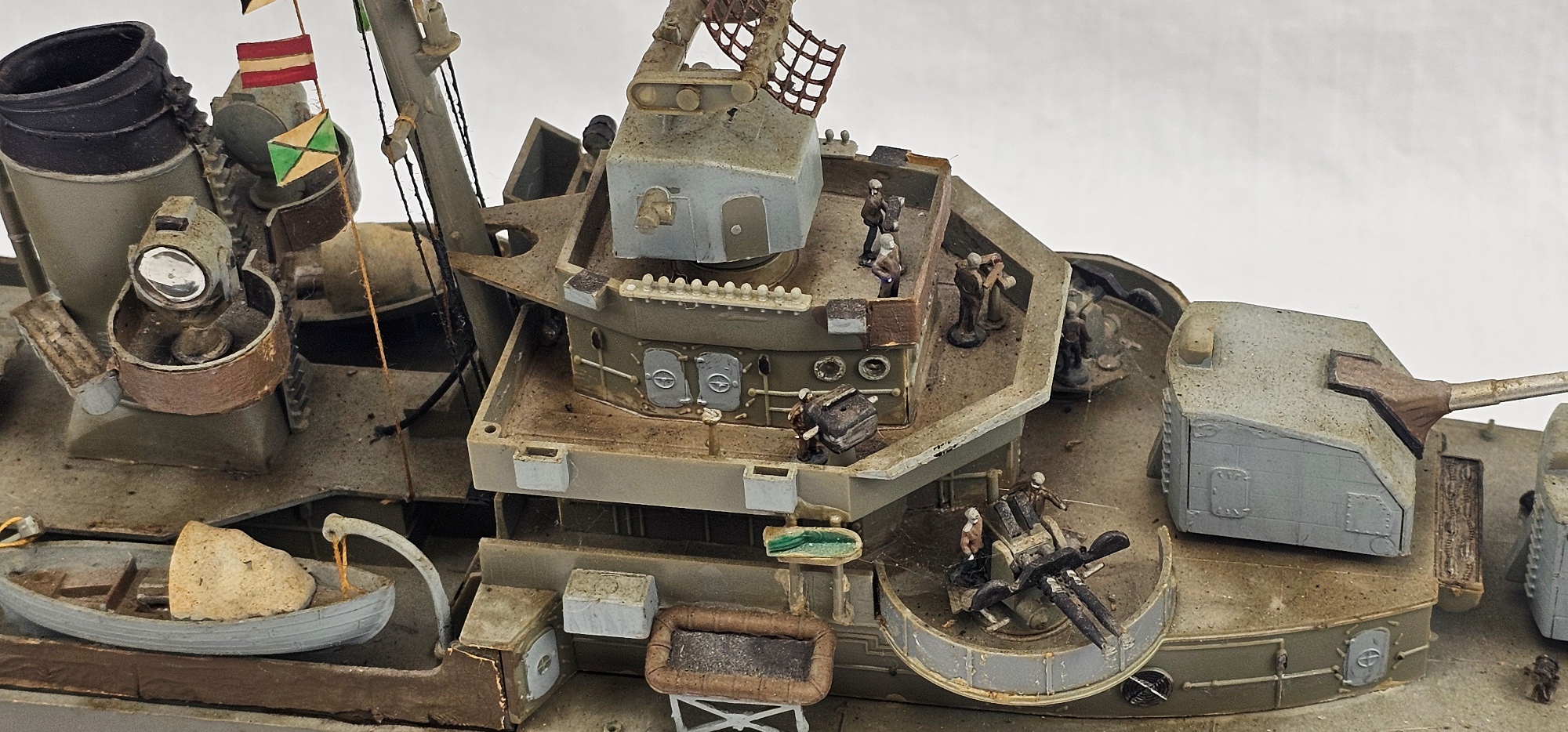 Radio Controlled Model Of USS Dyess WW2 Gearing Class Destroyer 11