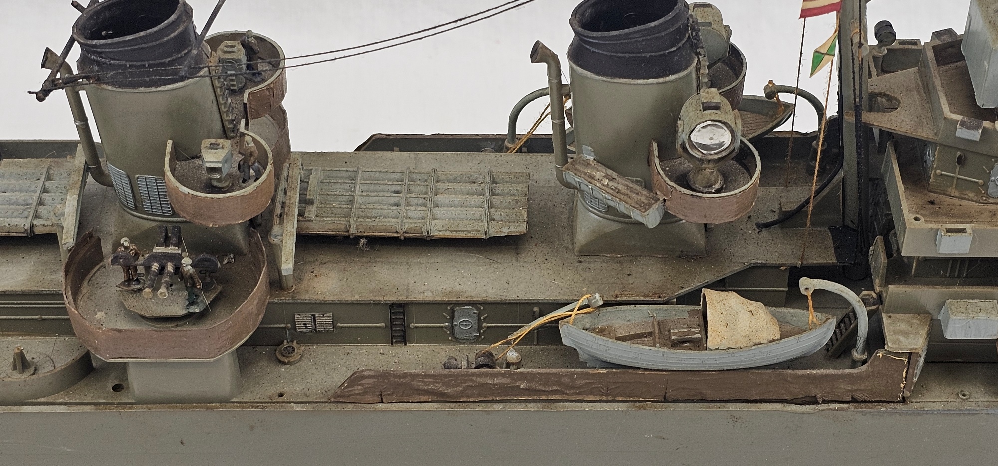 Radio Controlled Model Of USS Dyess WW2 Gearing Class Destroyer 12