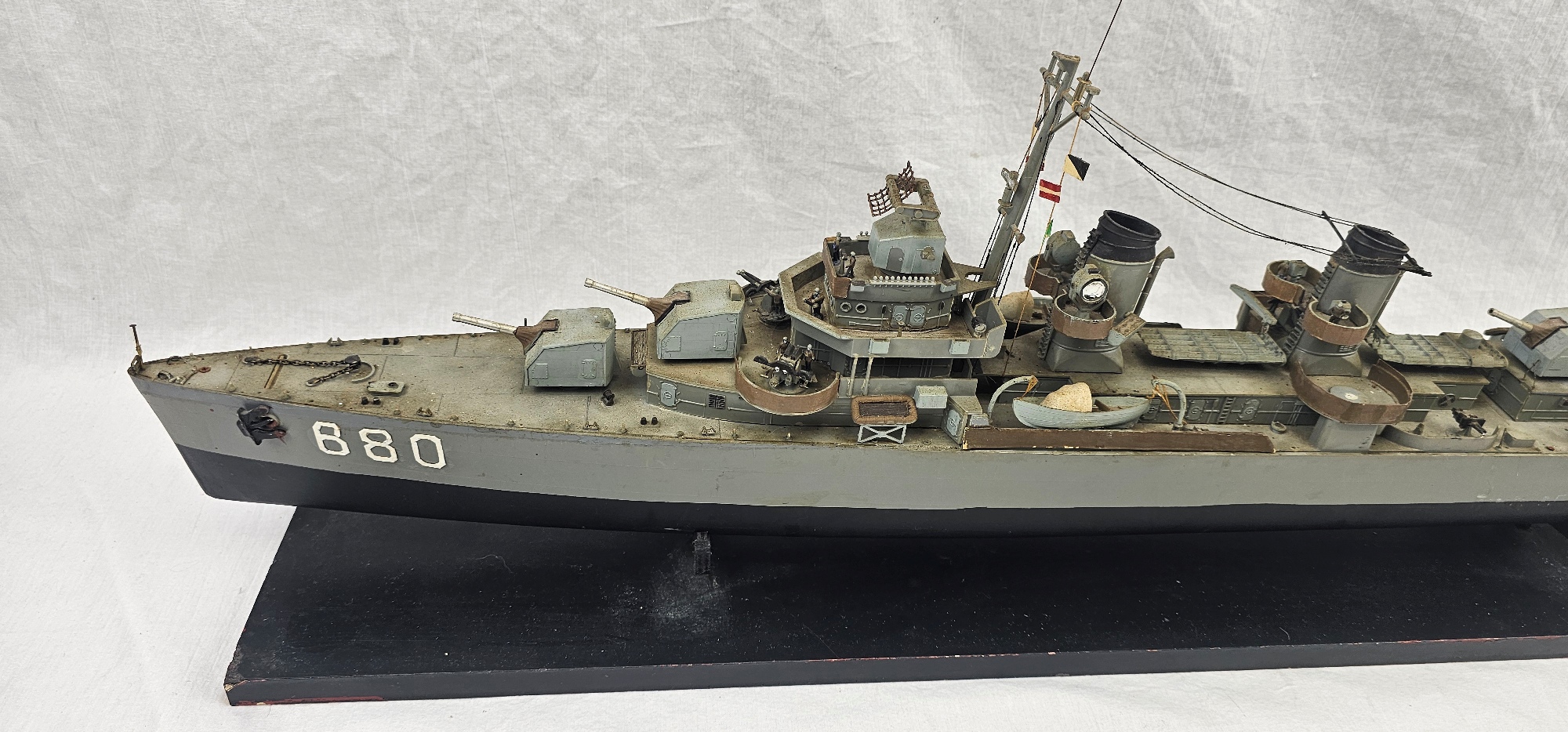 Radio Controlled Model Of USS Dyess WW2 Gearing Class Destroyer 2