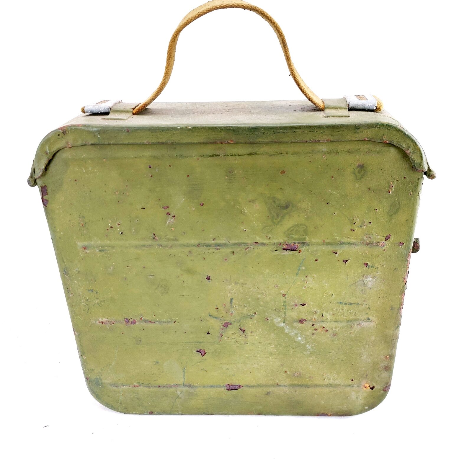 Russian-Soviet, c. WWI–WWII, Maxim M1910 250-Round Ammunition Box with Unused Steel Belt (11)