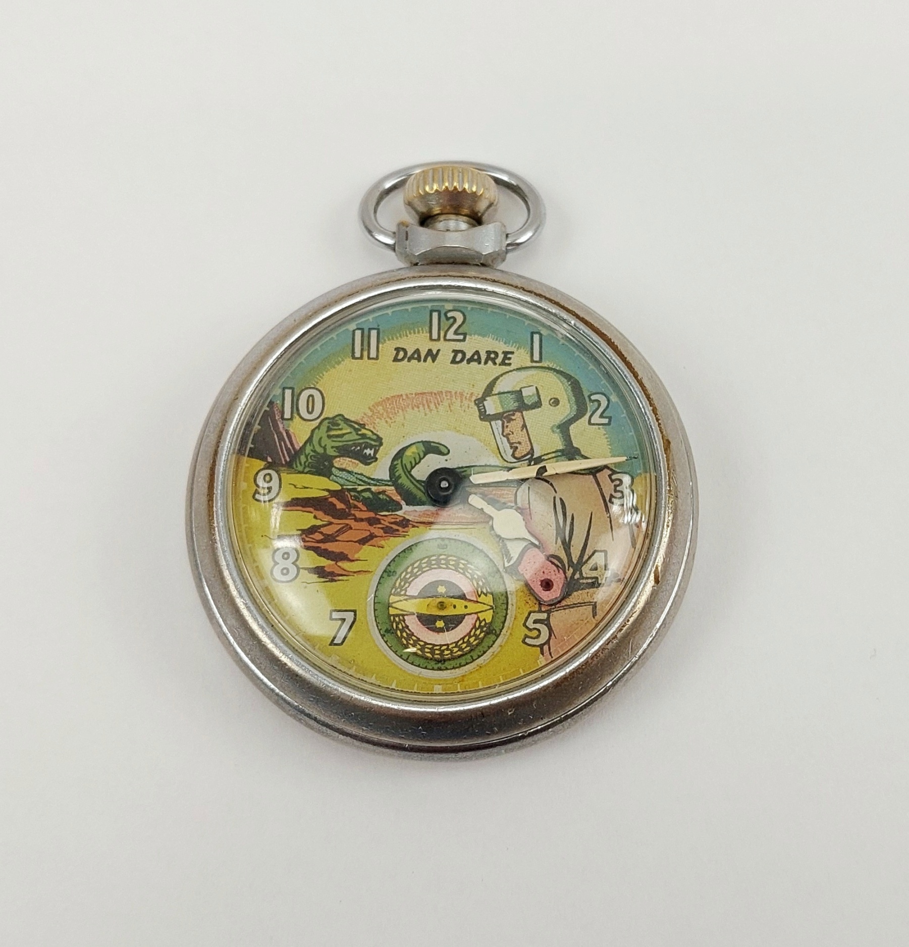 1950s Eagle Dan Dare Ingersoll Pocket Watch 1