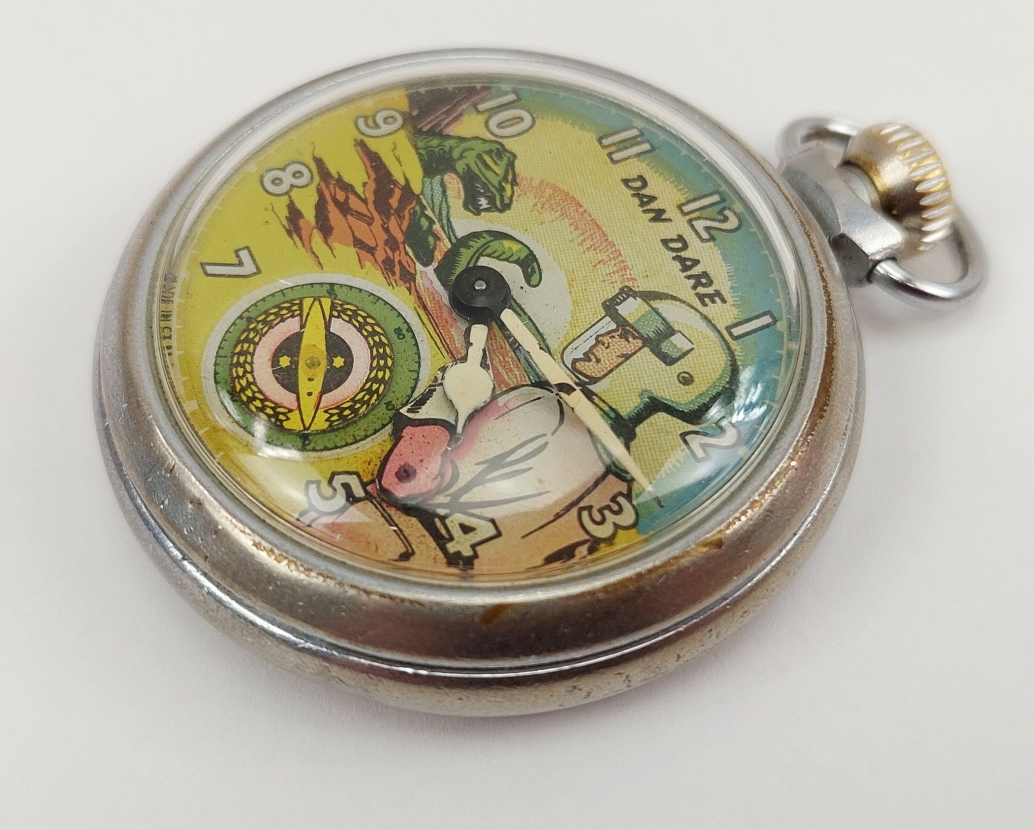 1950s Eagle Dan Dare Ingersoll Pocket Watch 2