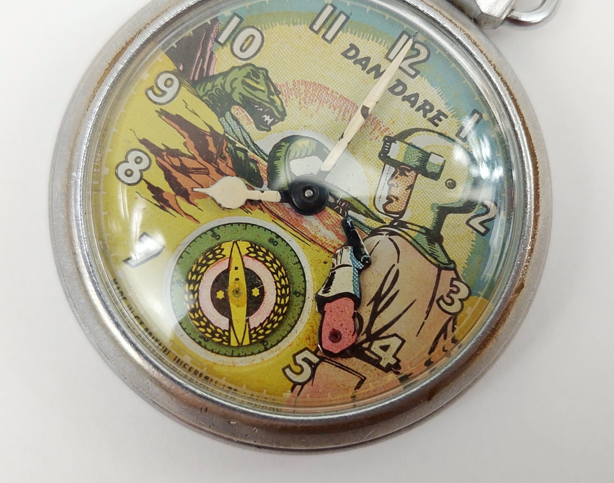 1950s Eagle Dan Dare Ingersoll Pocket Watch 4