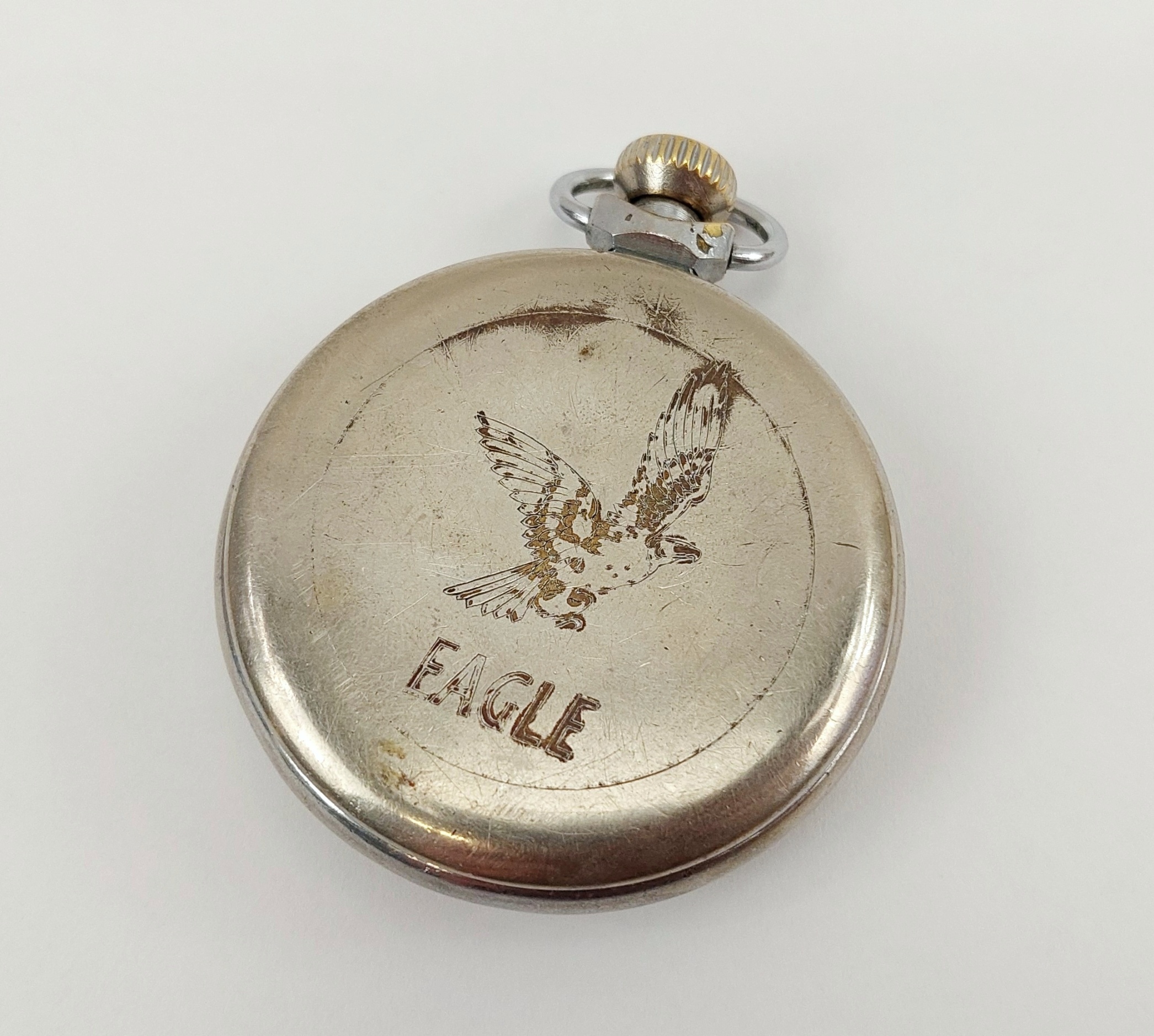 1950s Eagle Dan Dare Ingersoll Pocket Watch 6