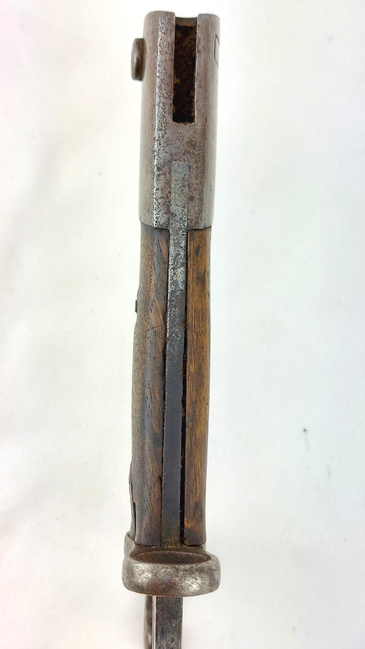 Brazilian, c.1937, M190834 Knife Bayonet with Scabbard & P37 Web Frog (10)