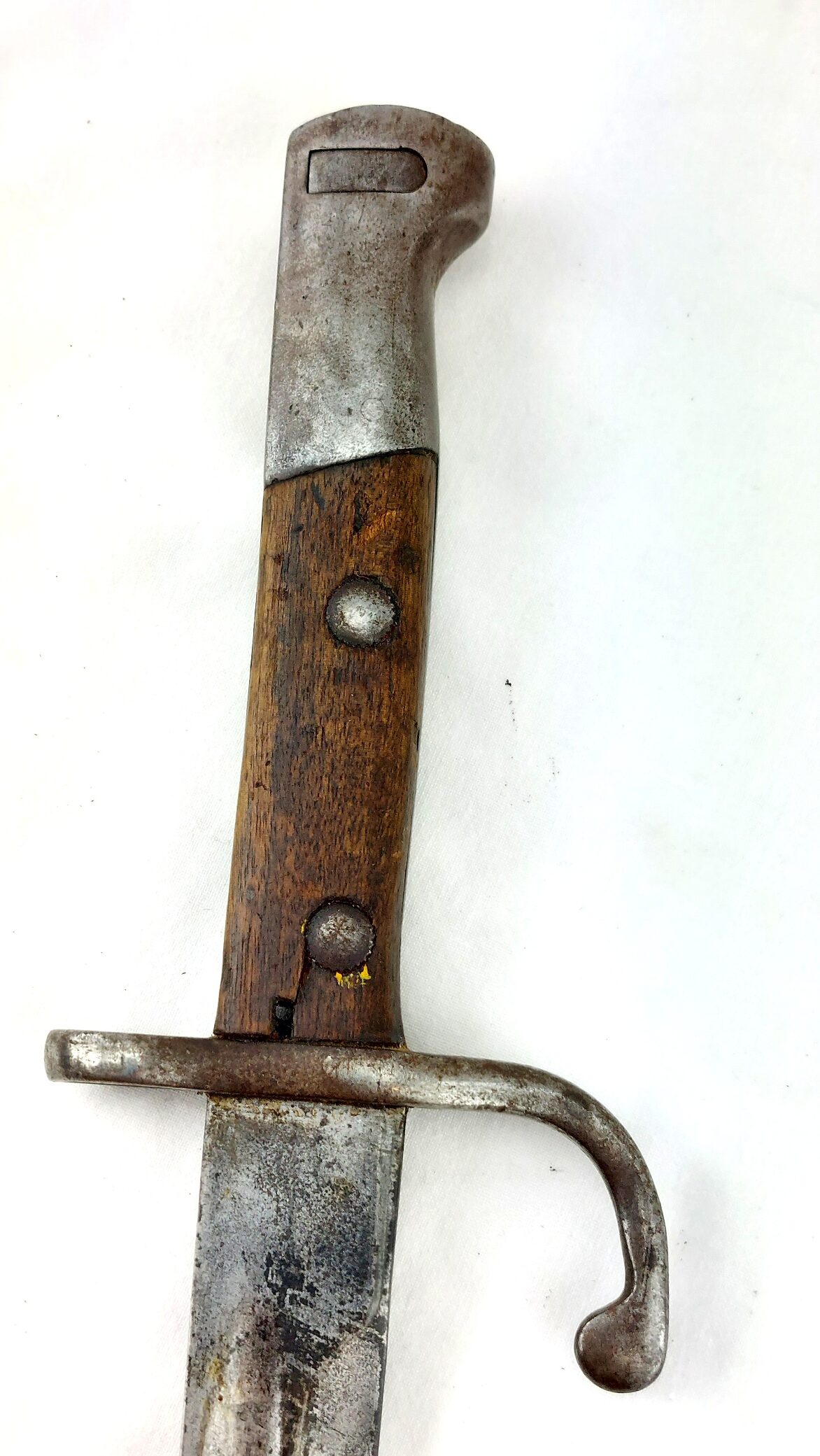 Brazilian, c.1937, M190834 Knife Bayonet with Scabbard & P37 Web Frog (11)